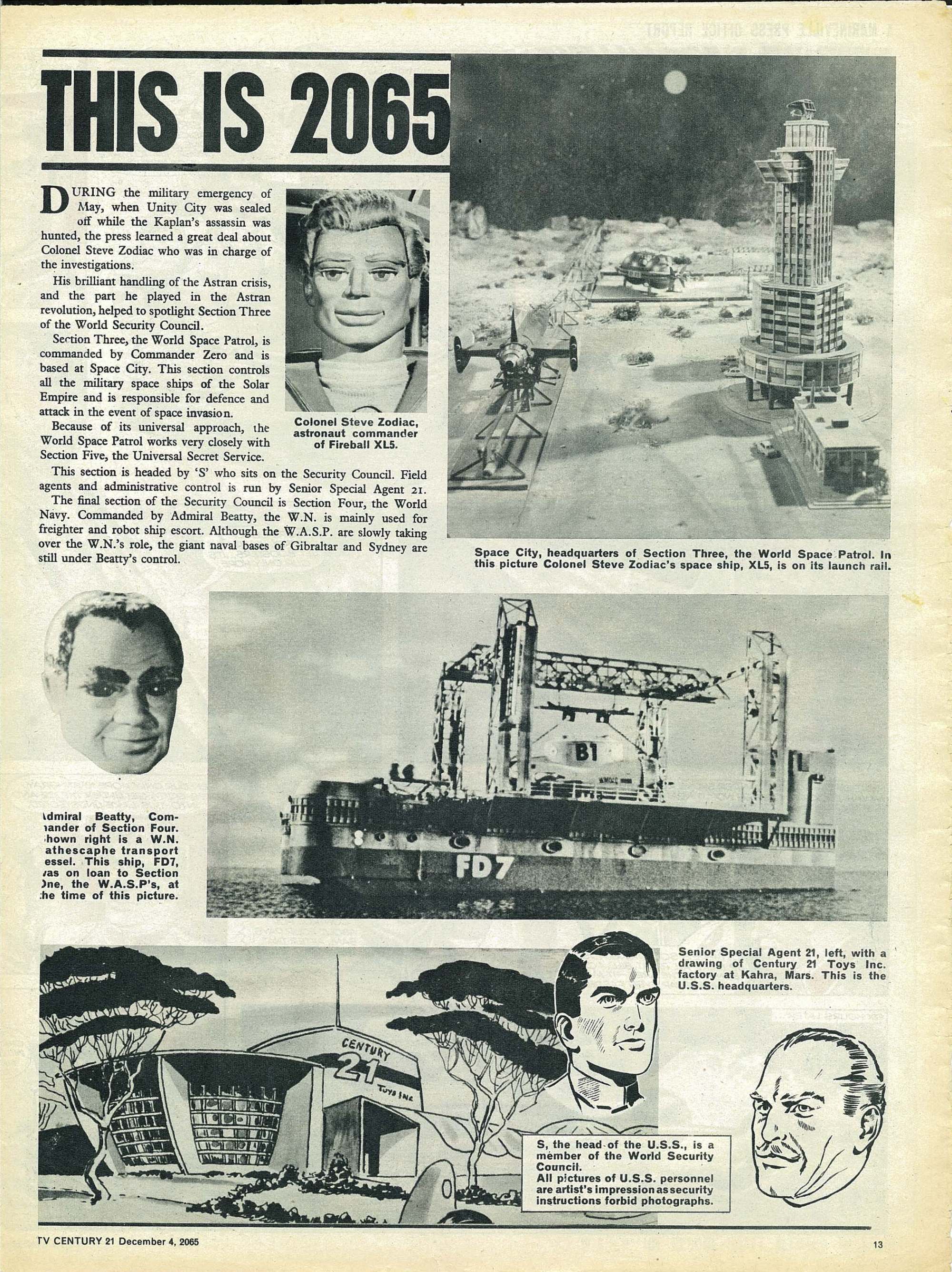 Read online TV Century 21 (TV 21) comic -  Issue #46 - 13