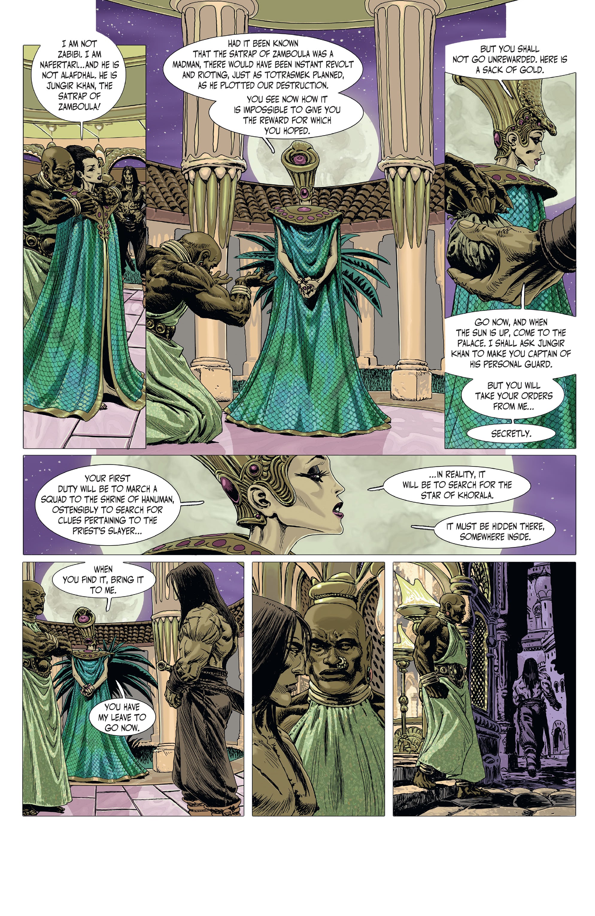 Read online The Cimmerian: The Man-Eaters Of Zamboula comic -  Issue #2 - 19