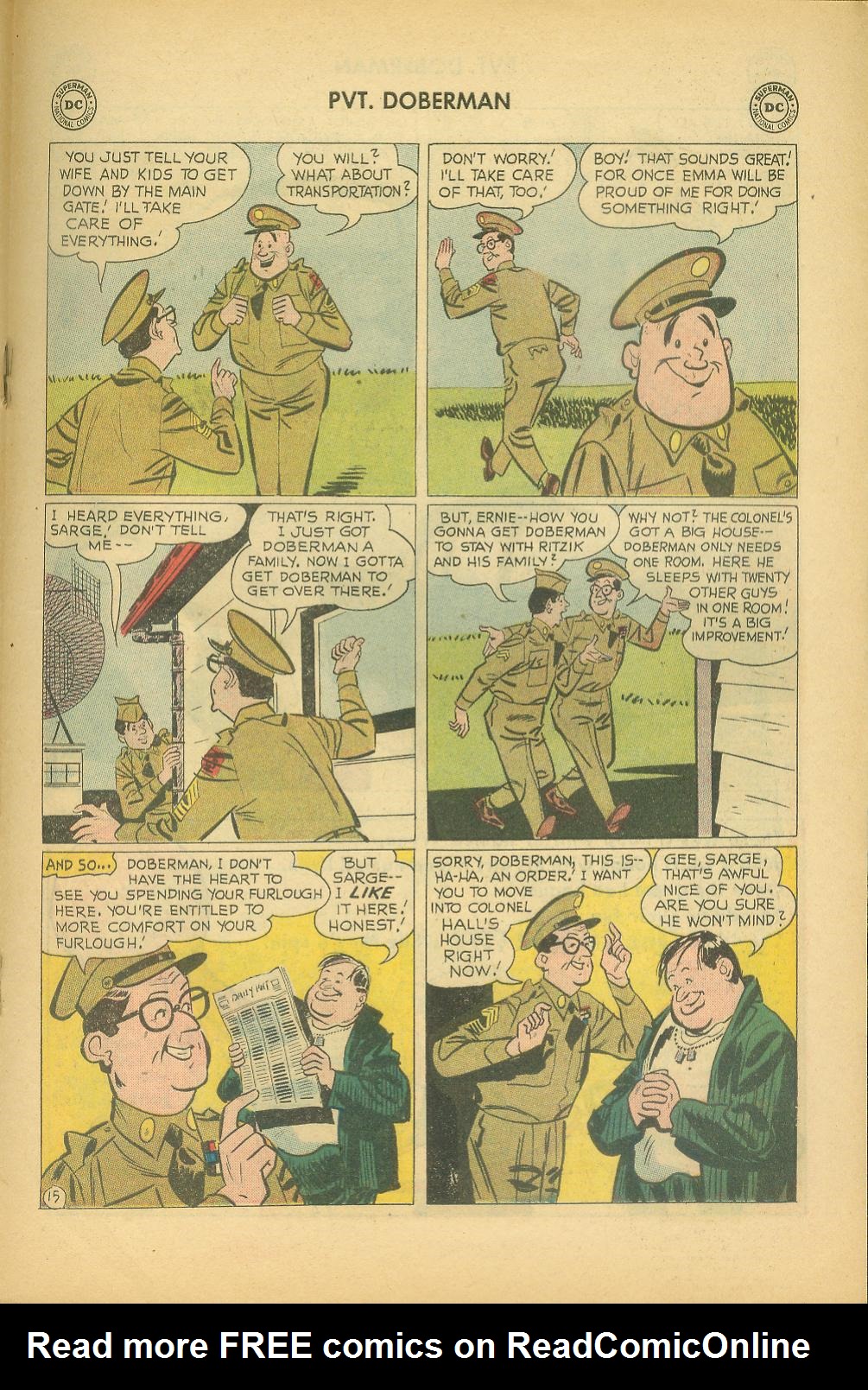 Read online Sgt. Bilko's Pvt. Doberman comic -  Issue #5 - 17