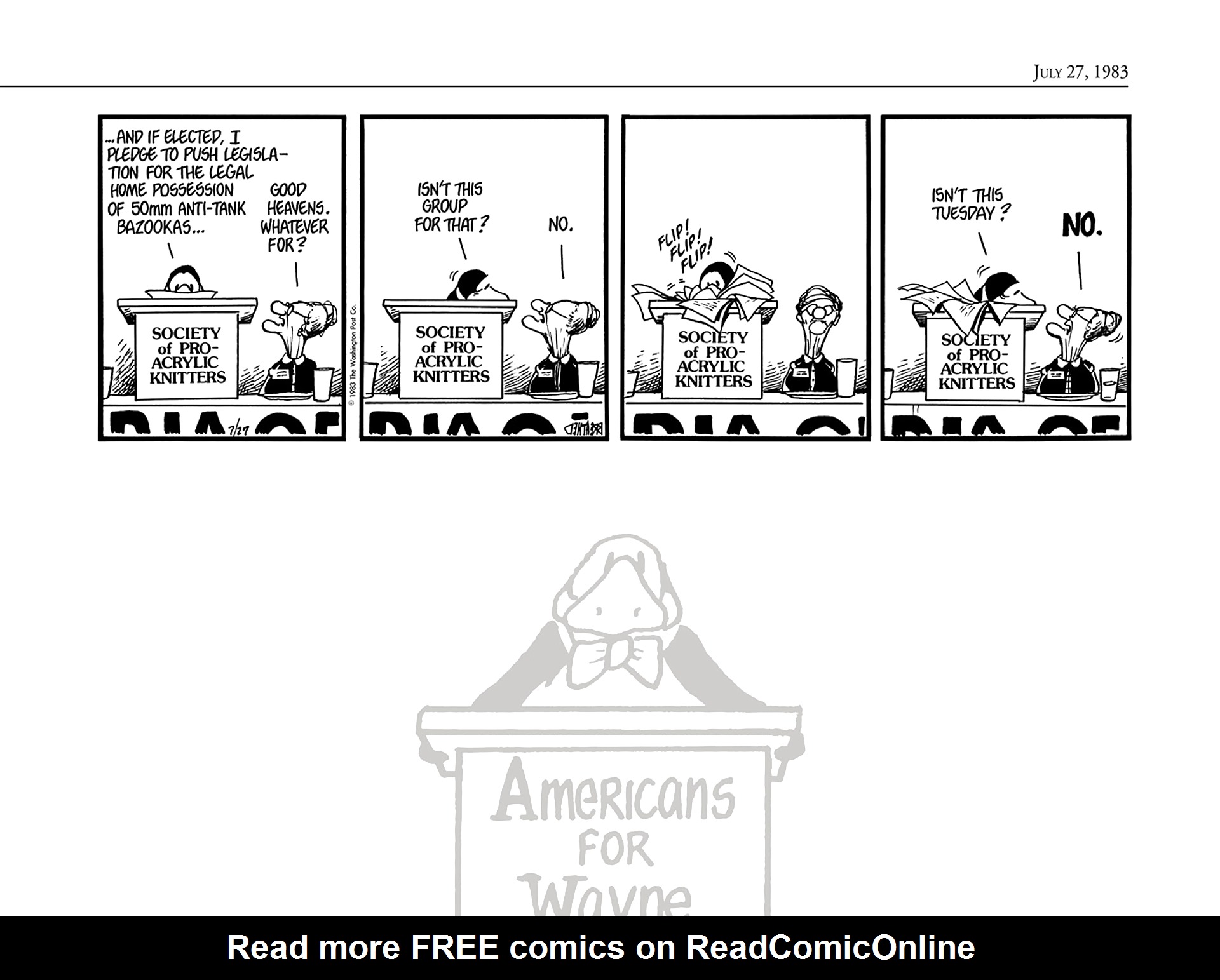 Read online The Bloom County Digital Library comic -  Issue # TPB 3 (Part 3) - 19