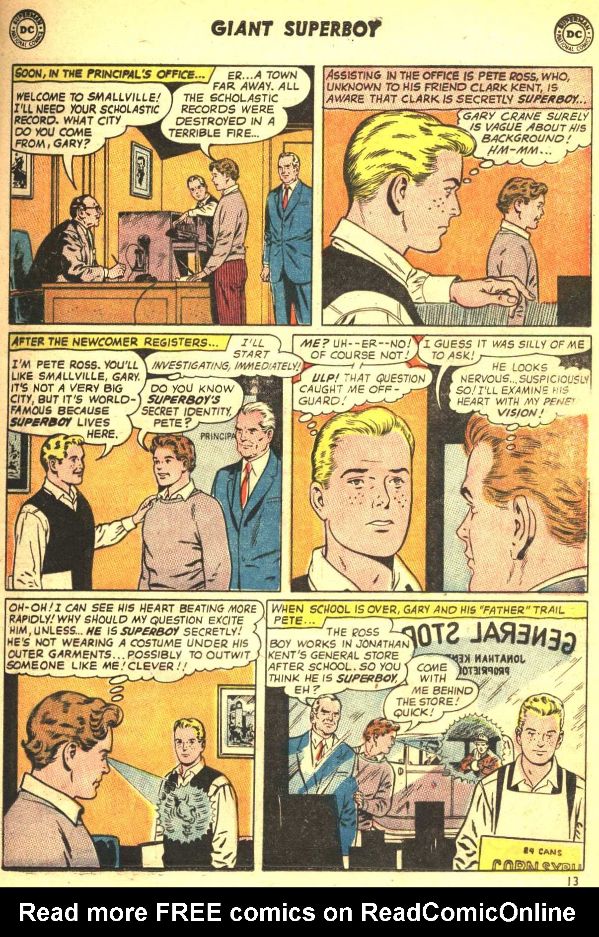 Read online Superboy (1949) comic -  Issue #147 - 13