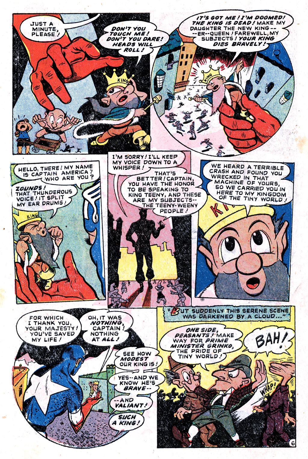 Read online Captain America Comics comic -  Issue #69 - 8