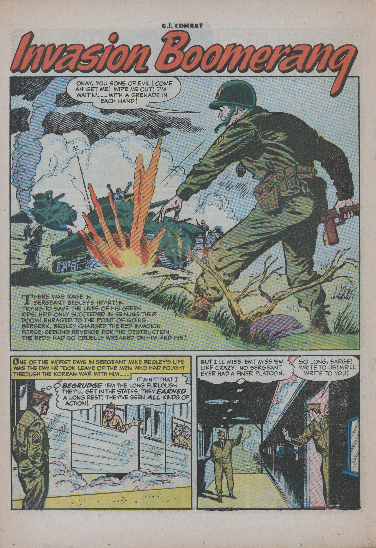 Read online G.I. Combat (1952) comic -  Issue #42 - 18