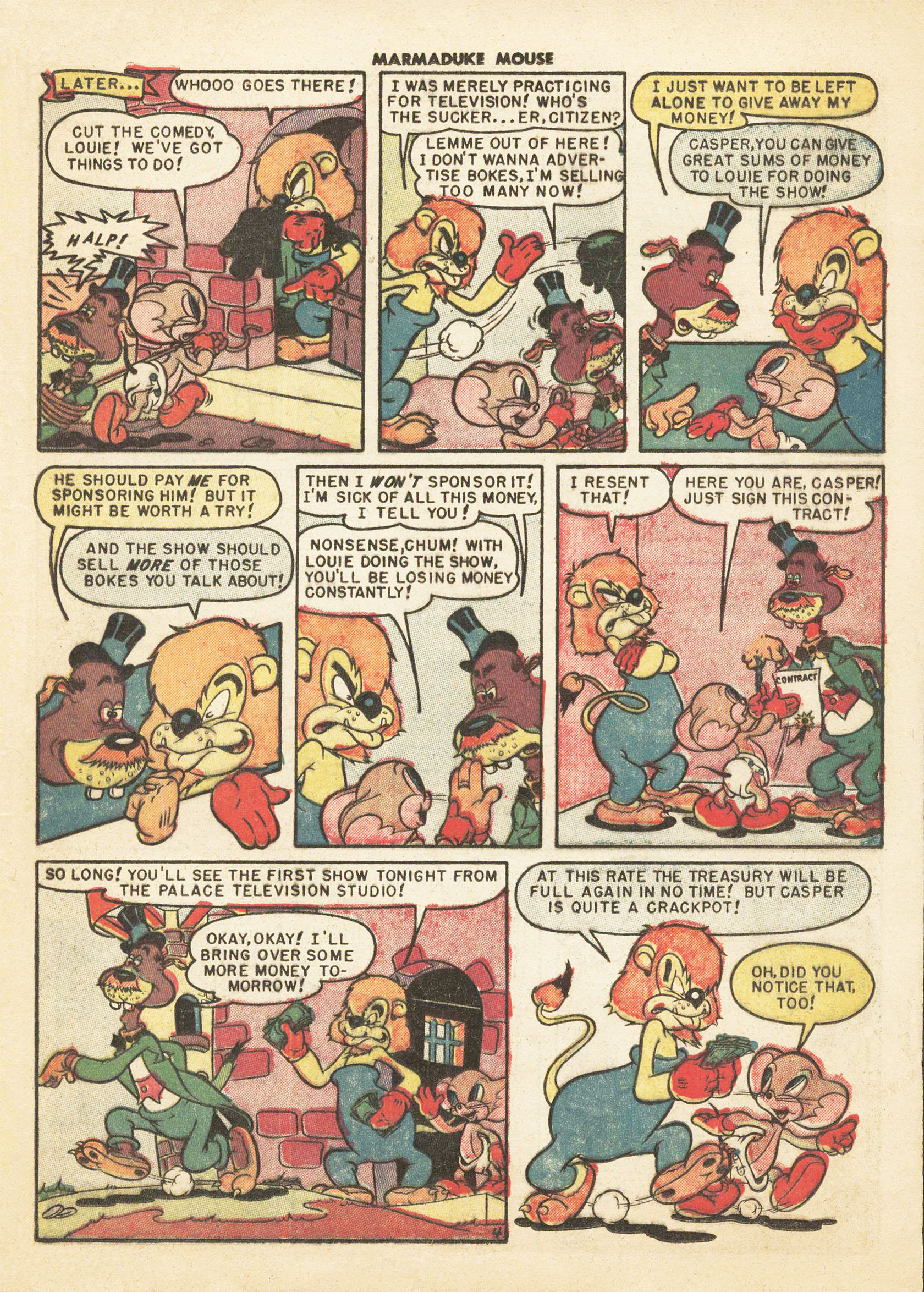 Read online Marmaduke Mouse comic -  Issue #20 - 31
