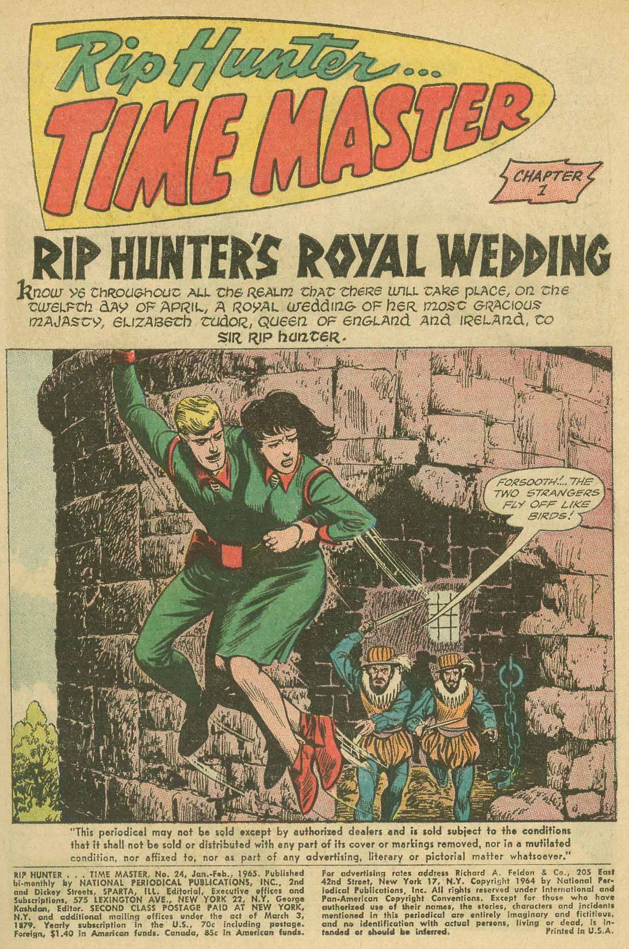 Read online Rip Hunter...Time Master comic -  Issue #24 - 3