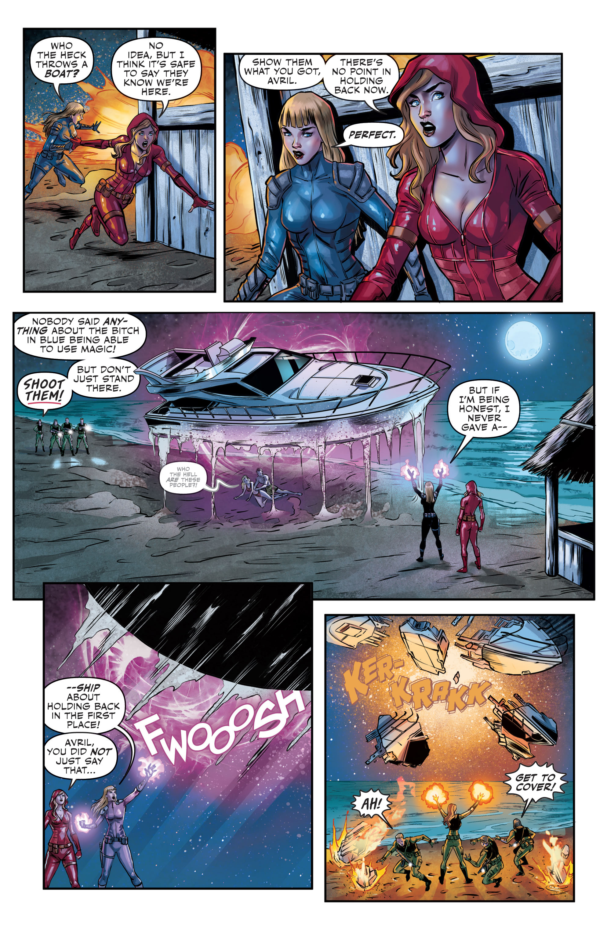 Read online Grimm Spotlight: Red Agent - Friendly Fire comic -  Issue # Full - 5