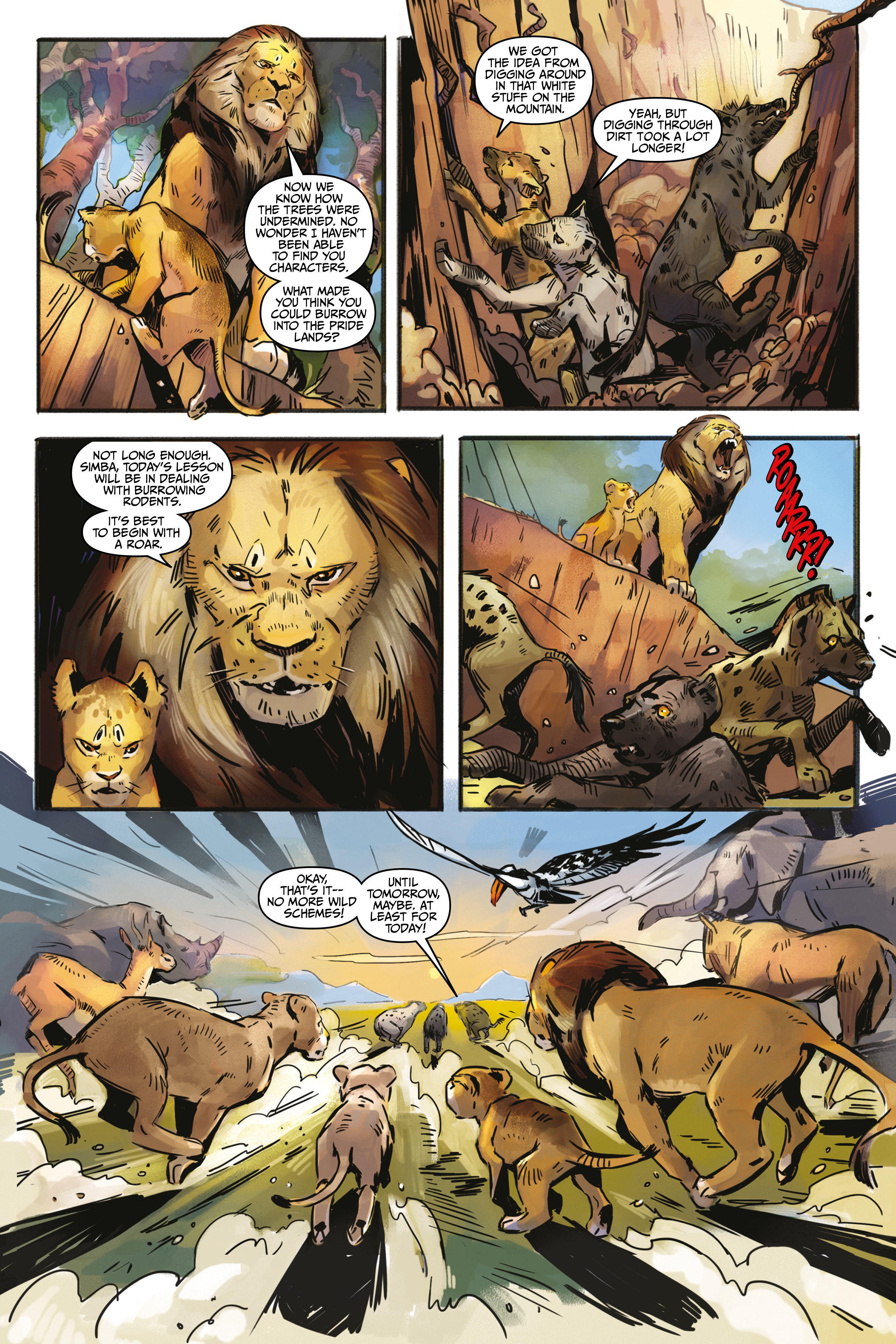 Read online Disney The Lion King: Wild Schemes and Catastrophes comic -  Issue # TPB - 66