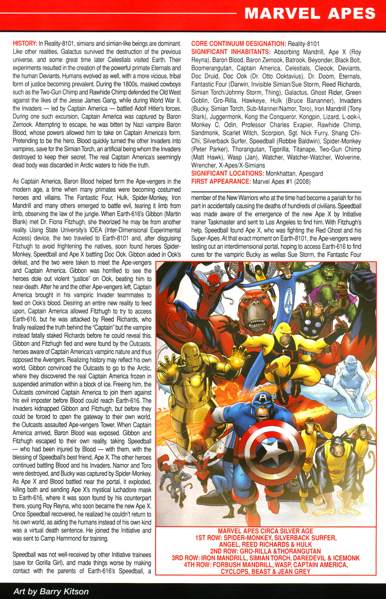 Read online Official Handbook of the Marvel Universe A To Z Update comic -  Issue #5 - 33
