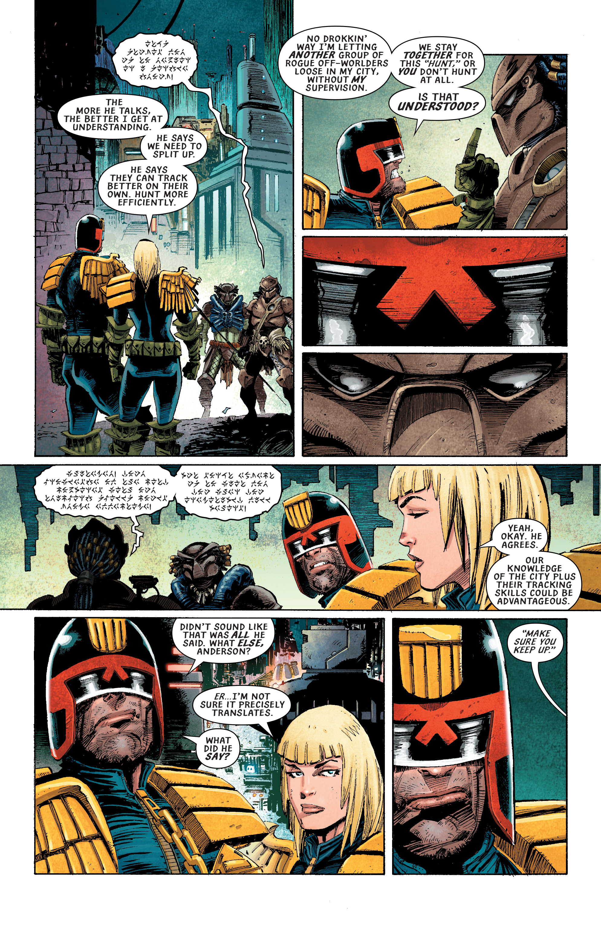 Read online Predator Vs. Judge Dredd Vs. Aliens comic -  Issue #4 - 11