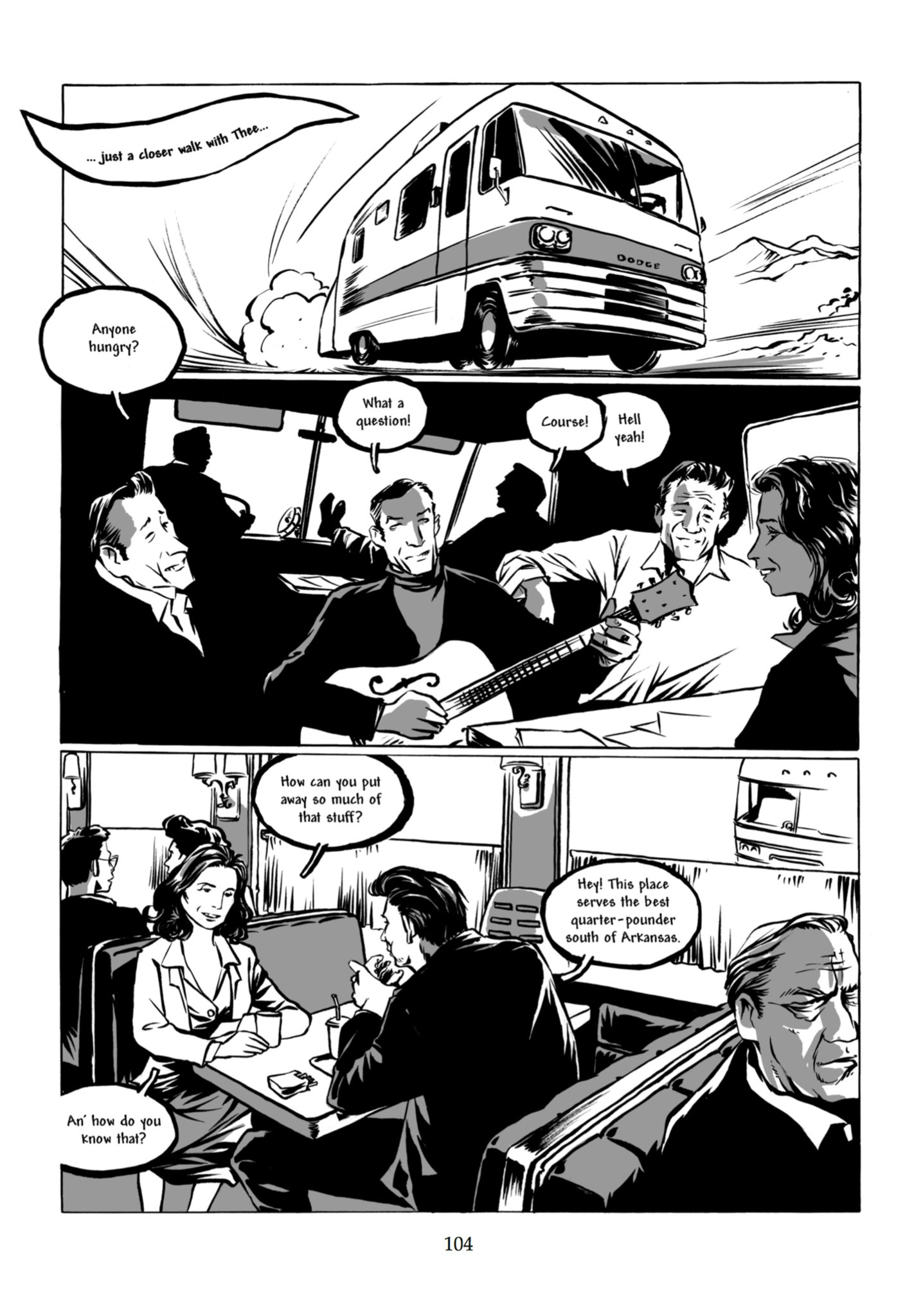 Read online Johnny Cash: I See a Darkness comic -  Issue # TPB - 100