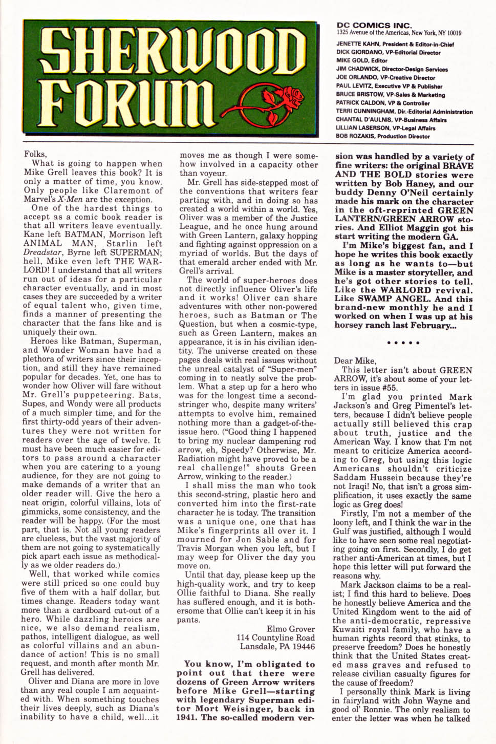 Read online Green Arrow (1988) comic -  Issue #61 - 24