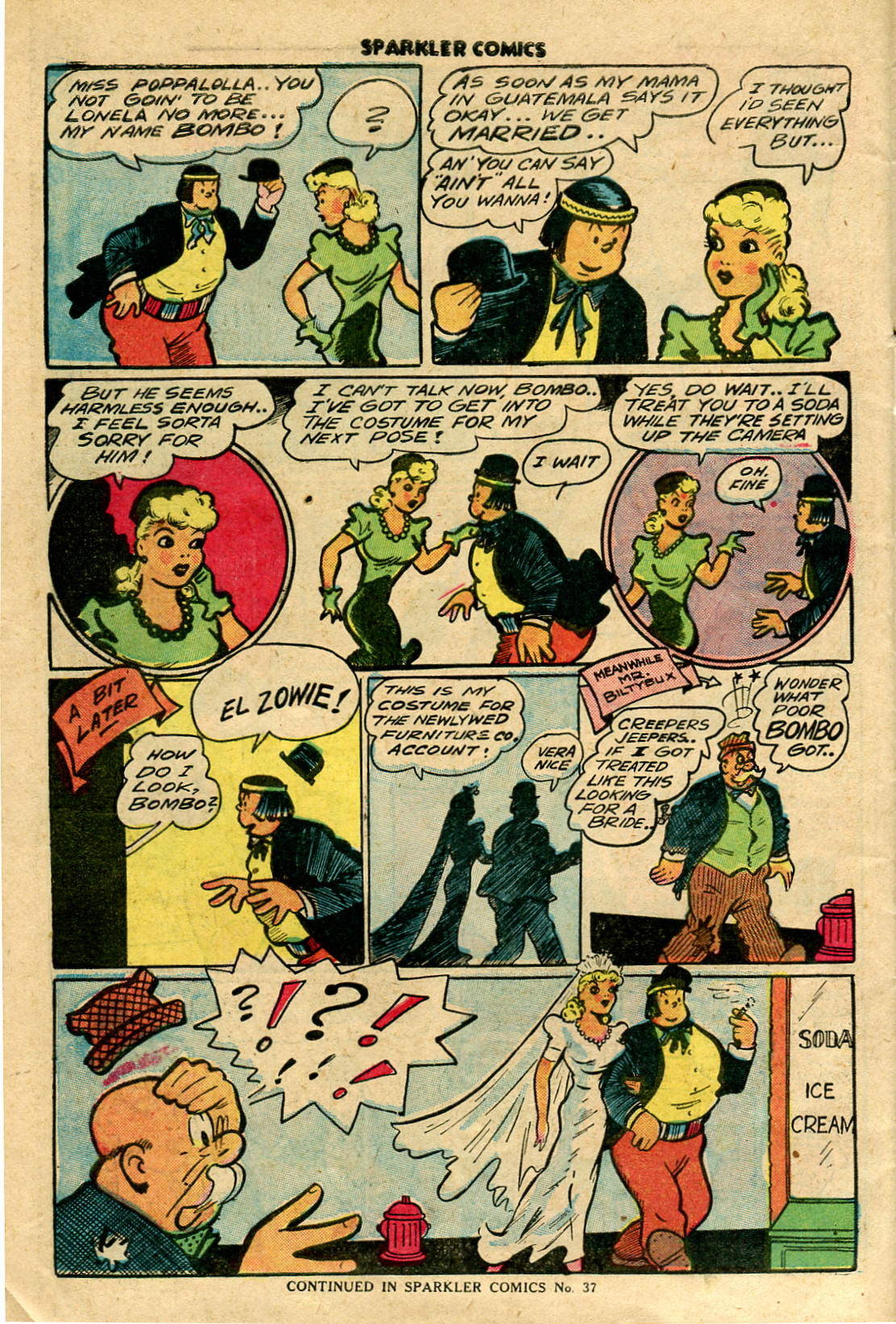 Read online Sparkler Comics comic -  Issue #36 - 44