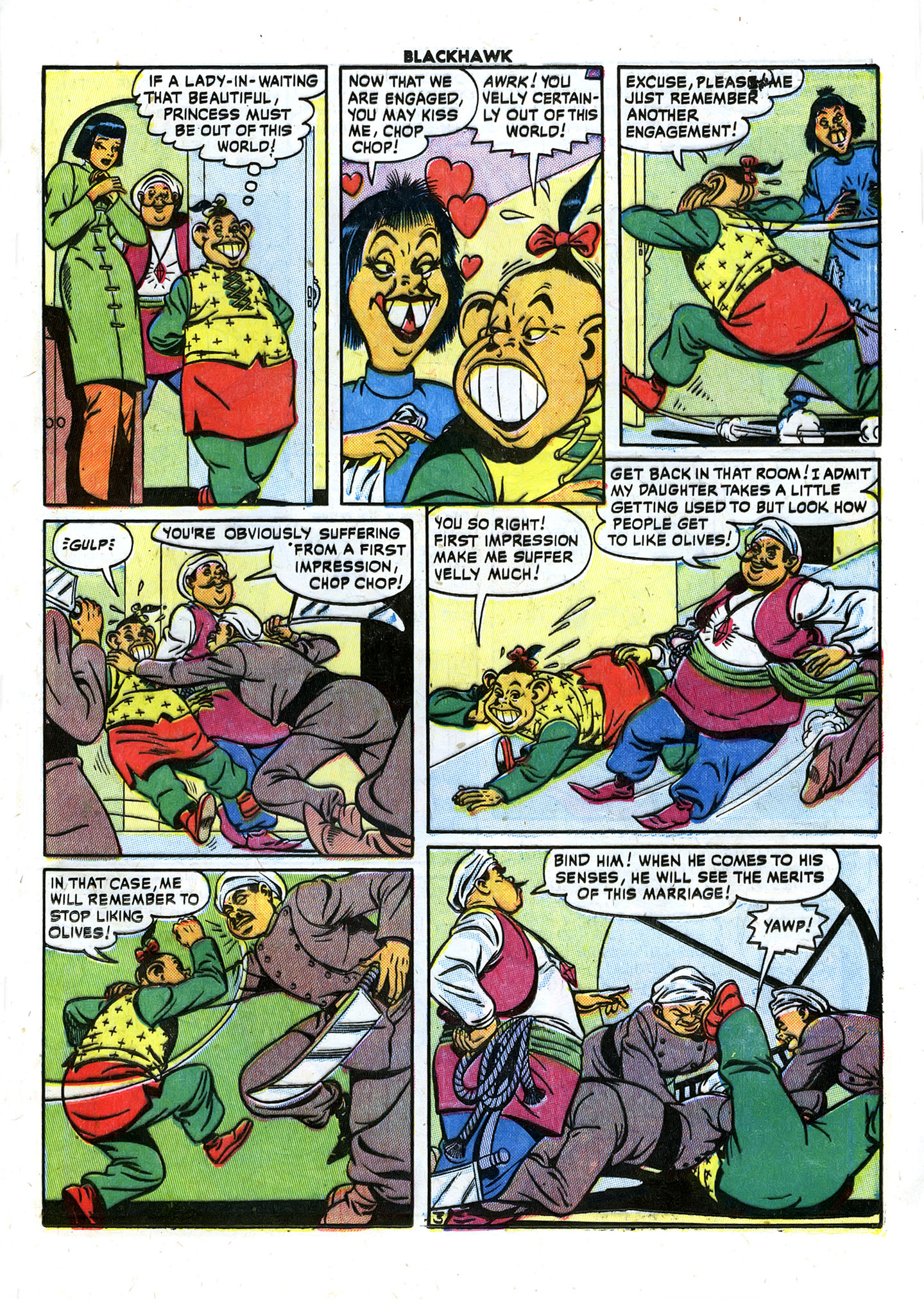 Read online Blackhawk (1957) comic -  Issue #36 - 37