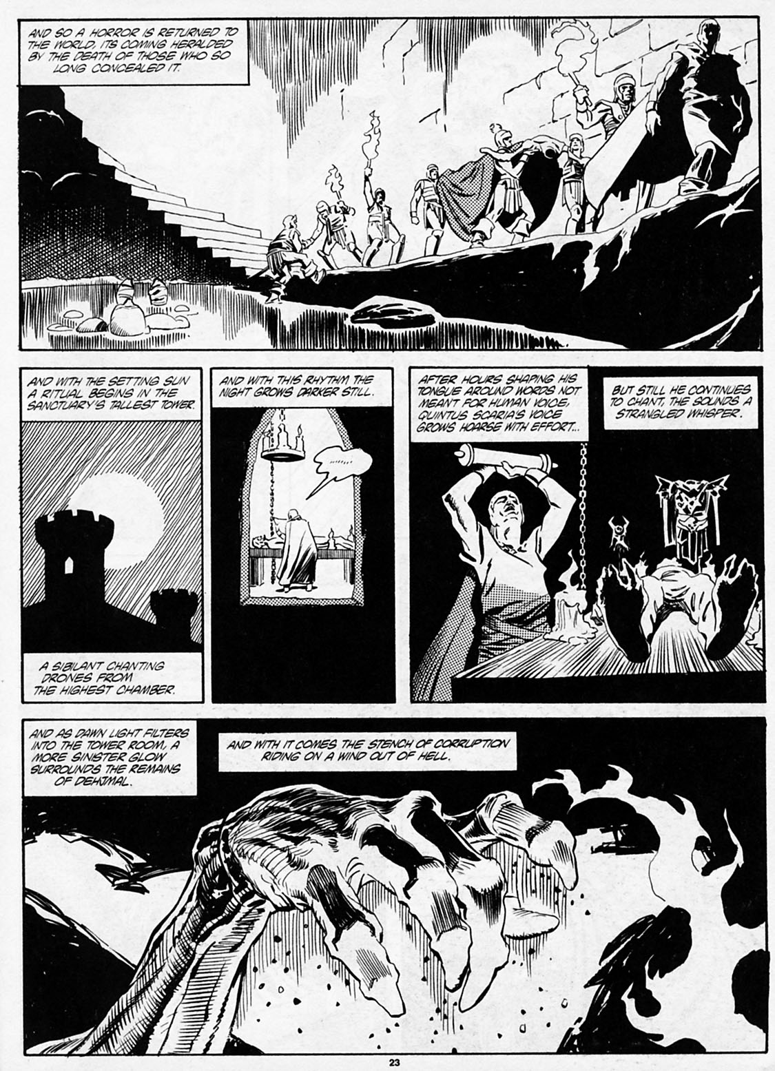 The Savage Sword Of Conan issue 186 - Page 25