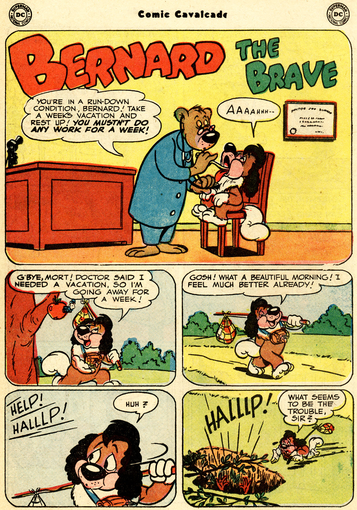 Read online Comic Cavalcade comic -  Issue #50 - 34