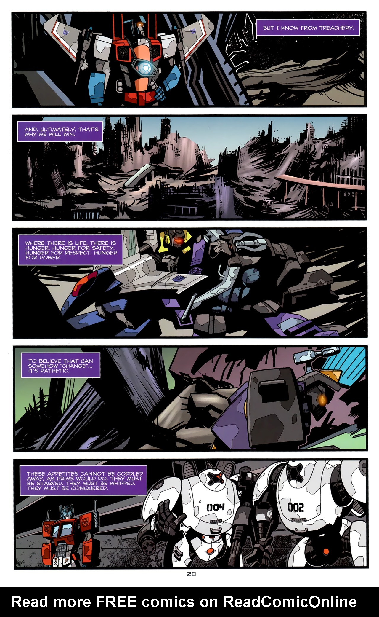 Read online The Transformers (2009) comic -  Issue #7 - 23