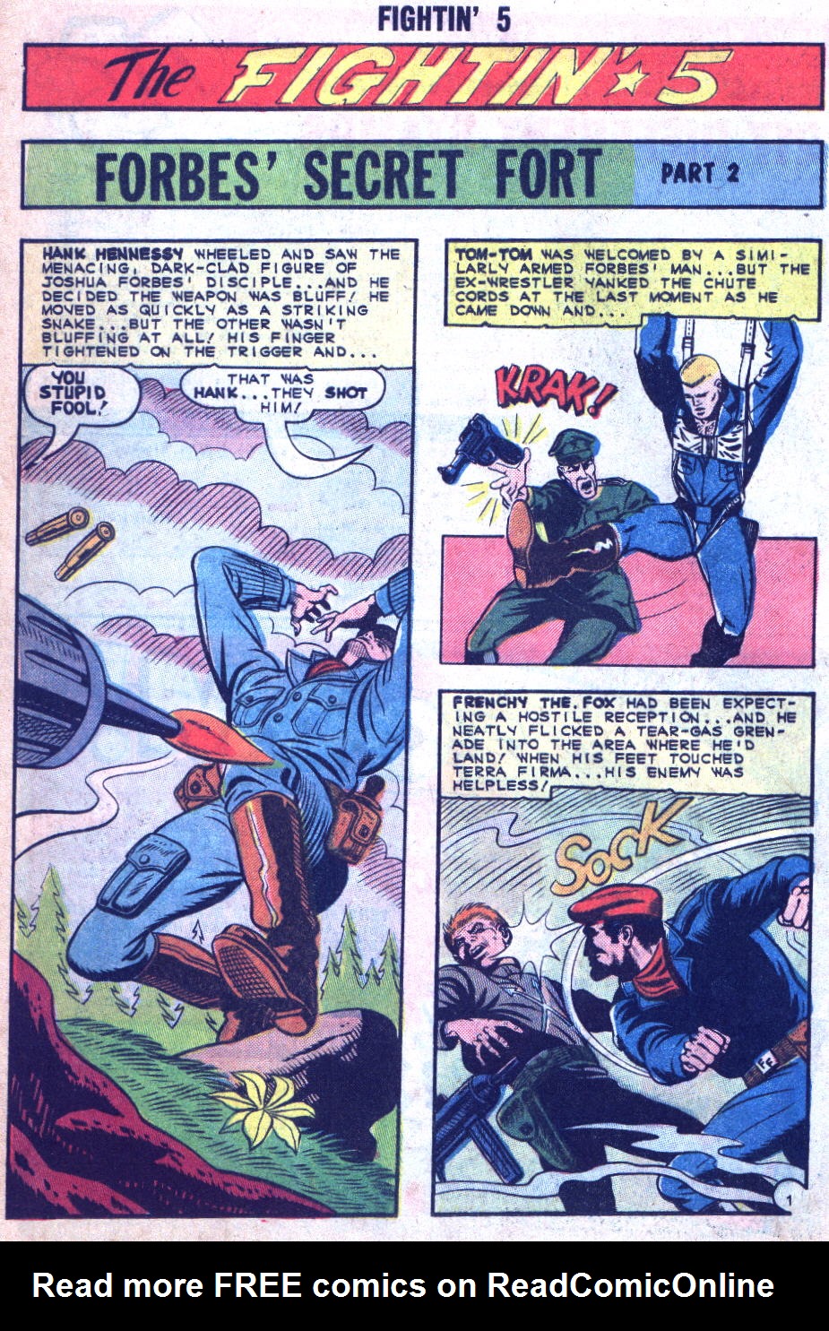 Read online The Fightin' 5 comic -  Issue #32 - 16