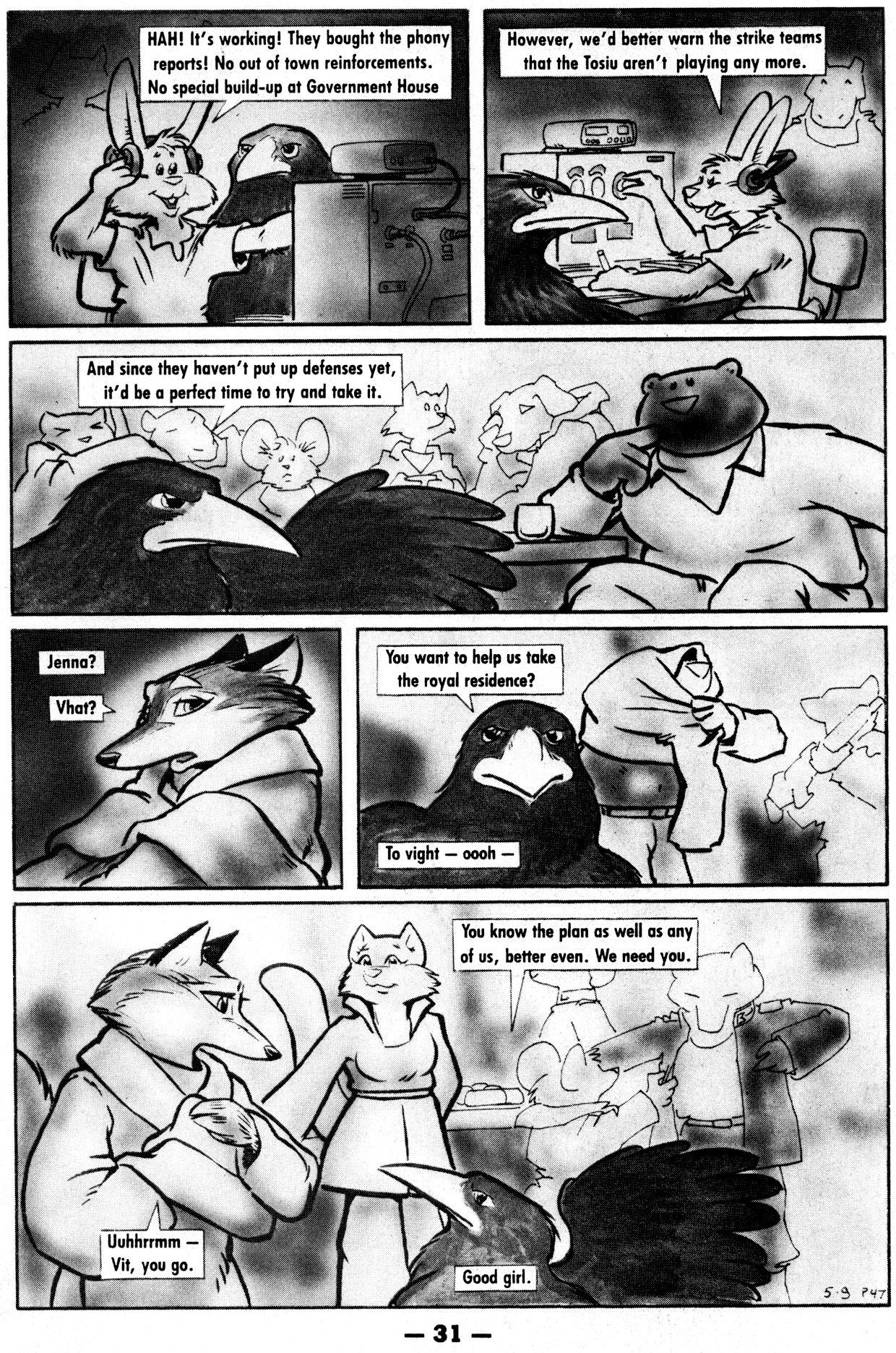 Read online Critters comic -  Issue #5 - 34