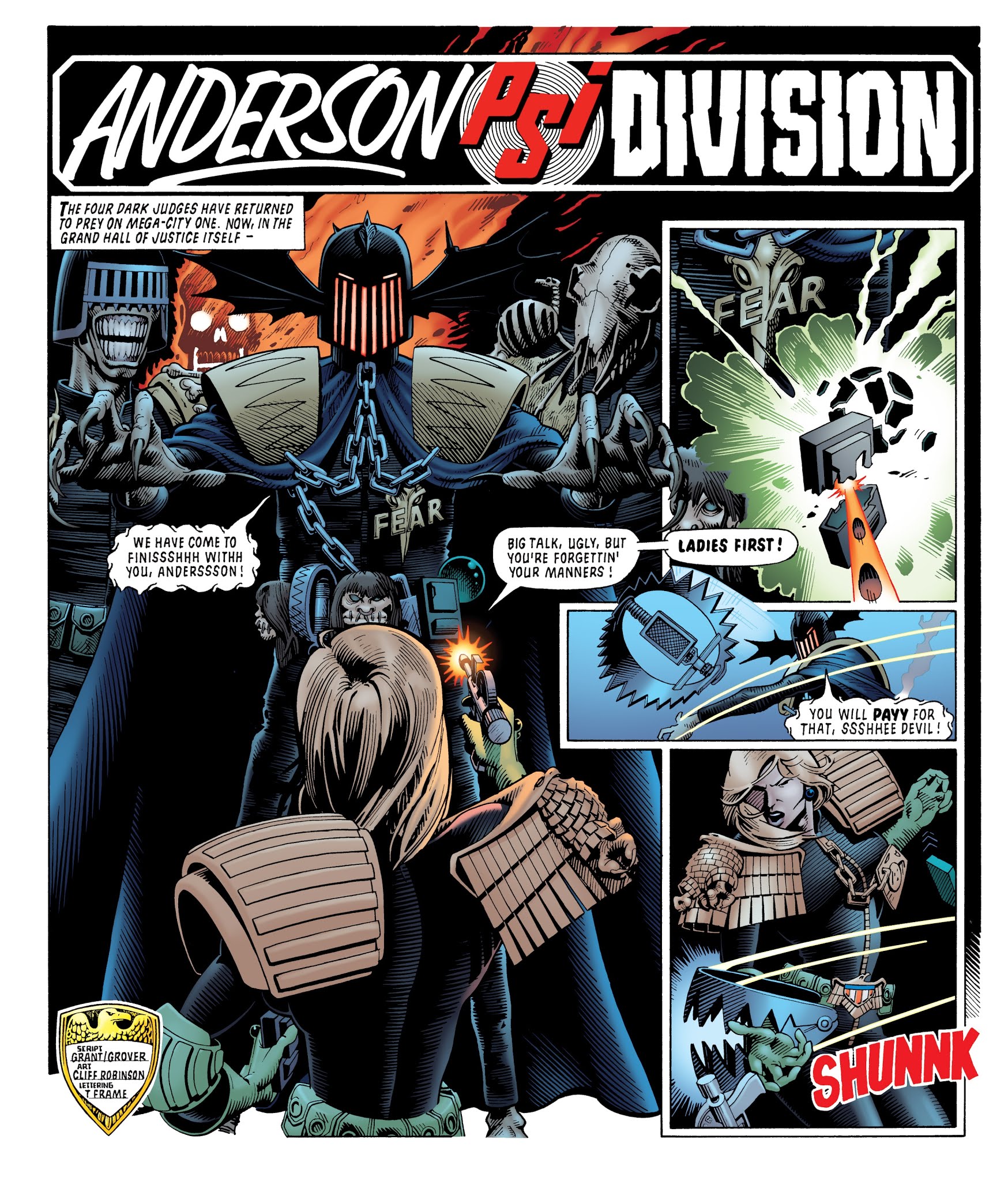 Read online Judge Dredd Classics: The Dark Judges comic -  Issue # TPB - 92