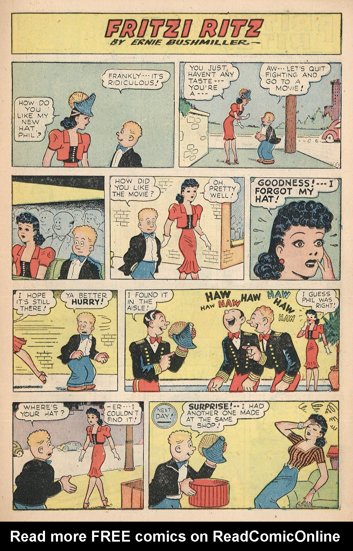 Read online Fritzi Ritz (1953) comic -  Issue #5 - 15