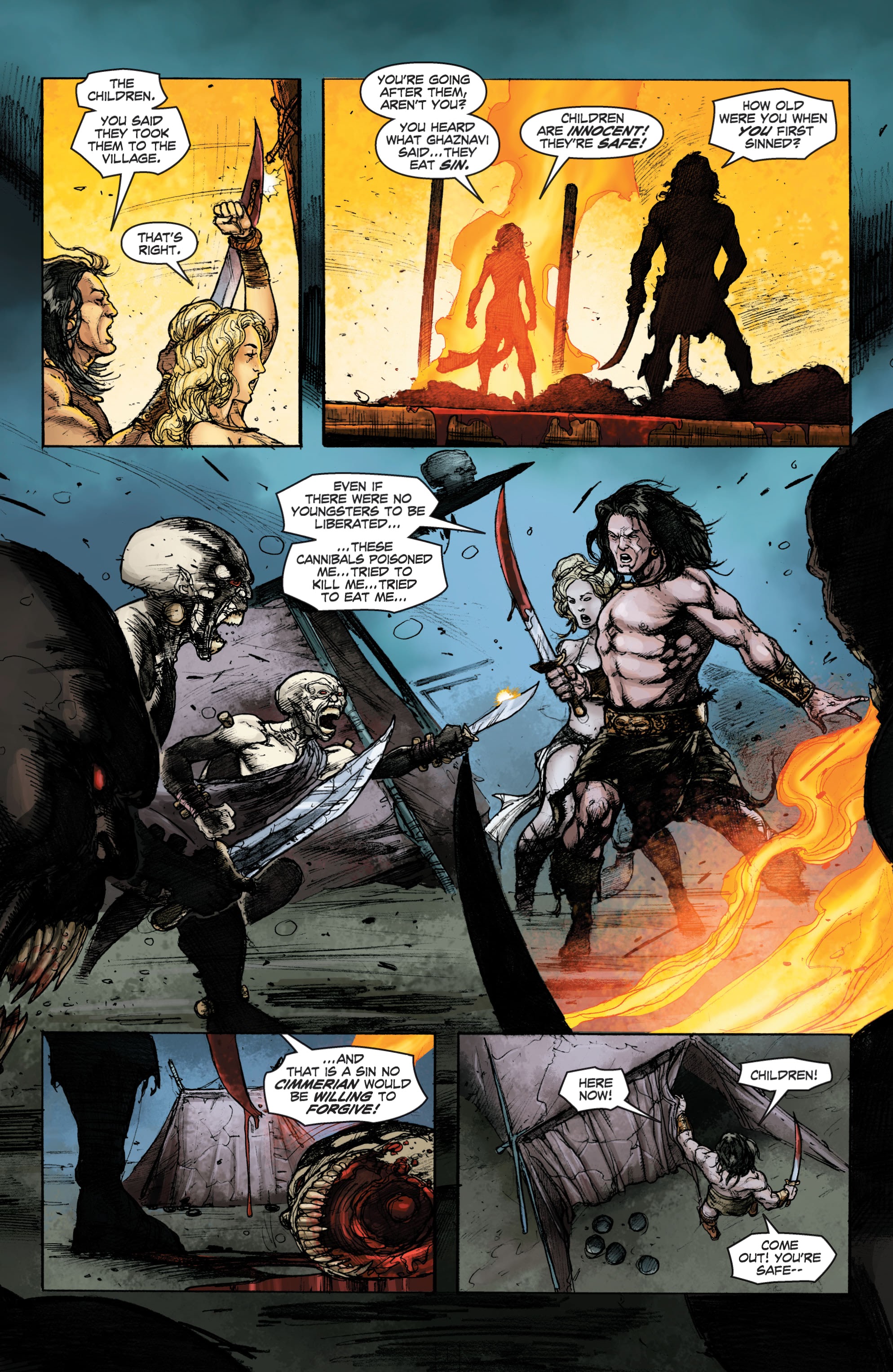 Read online Conan Chronicles Epic Collection comic -  Issue # TPB Blood In His Wake (Part 4) - 101