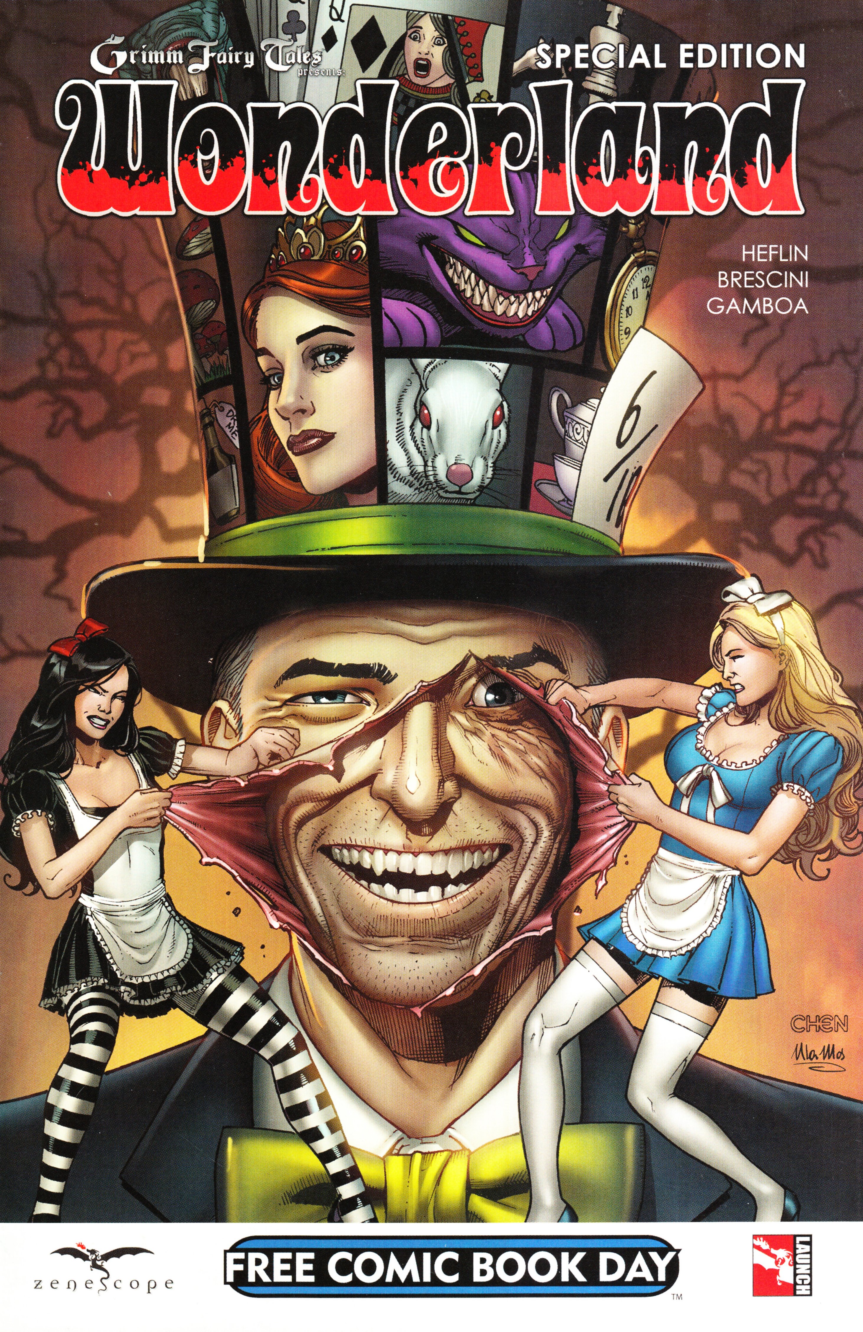 Read online Free Comic Book Day 2015 comic -  Issue # Grimm Fairy Tales Presents Wonderland - 1