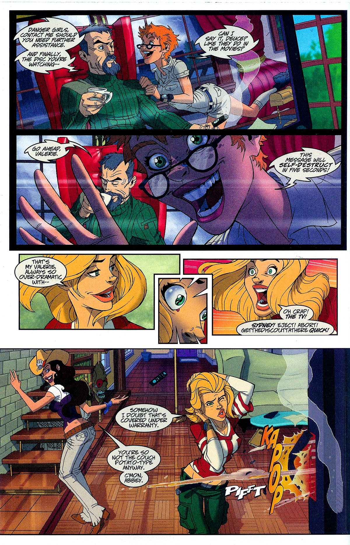 Read online Danger Girl: Back in Black comic -  Issue #1 - 9
