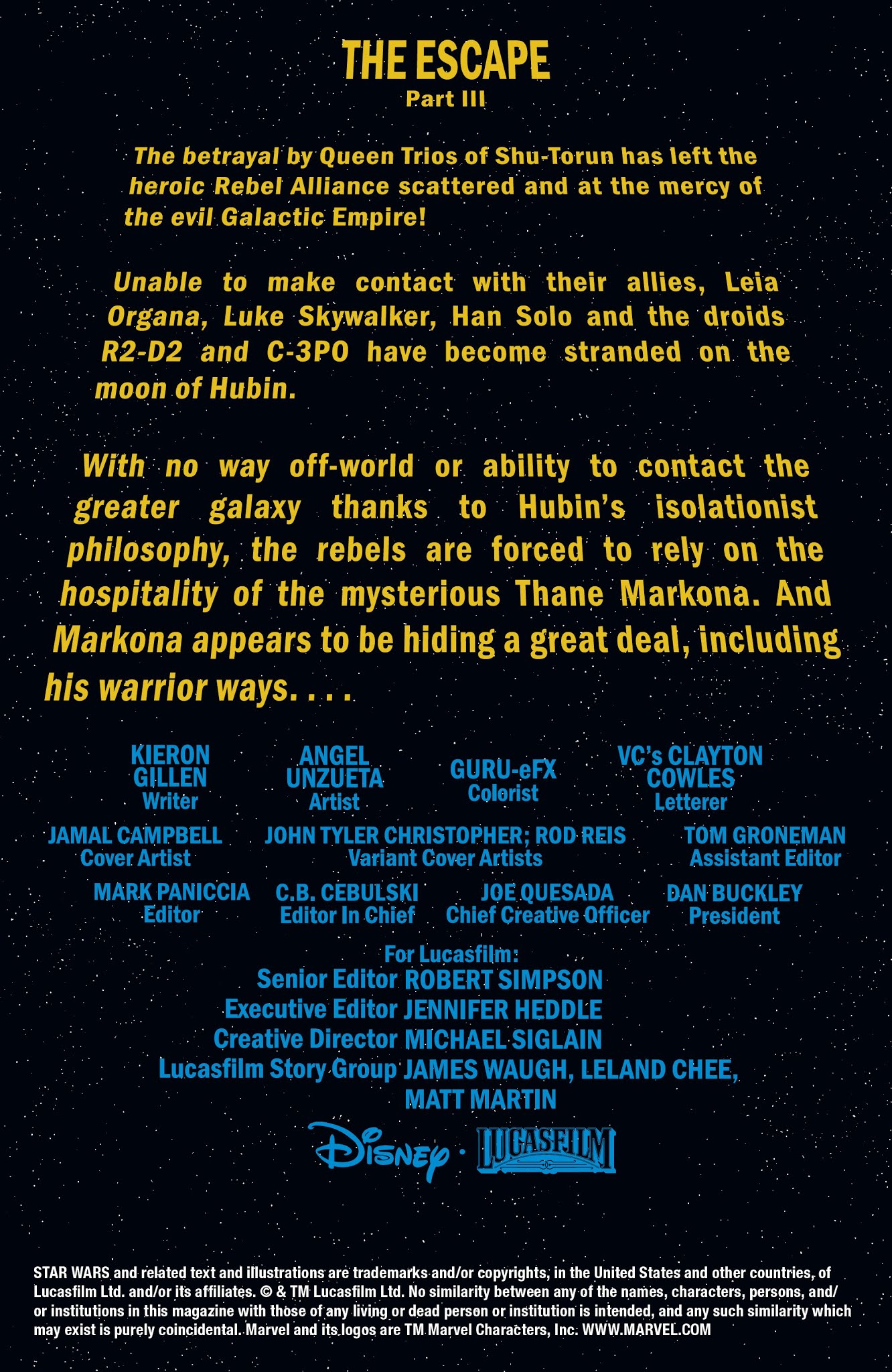 Read online Star Wars (2015) comic -  Issue #58 - 2