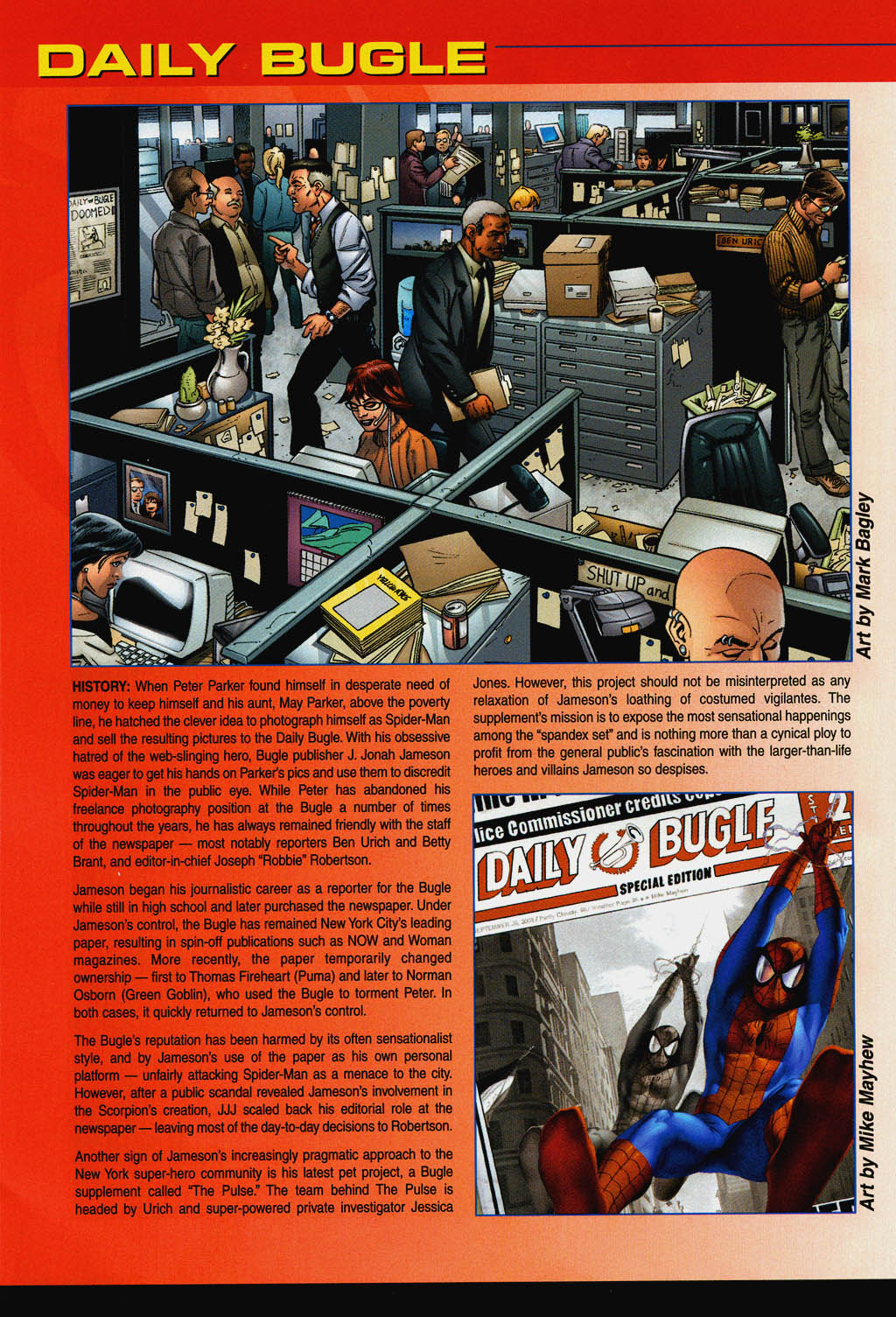 Official Handbook of the Marvel Universe: Spider-Man 2004 issue Full - Page 8