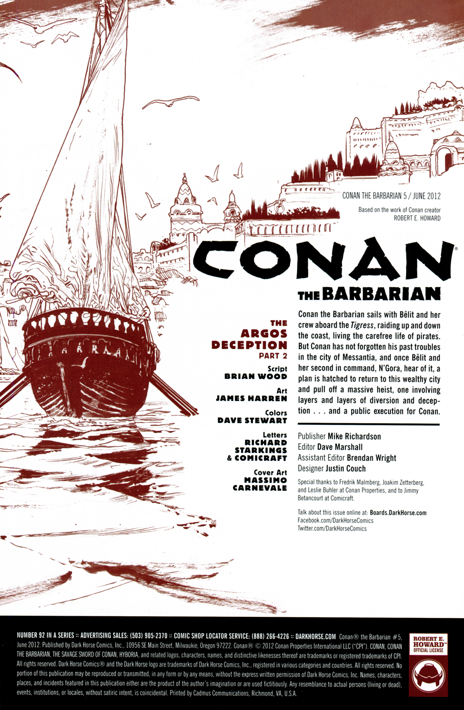 Read online Conan the Barbarian (2012) comic -  Issue #5 - 2