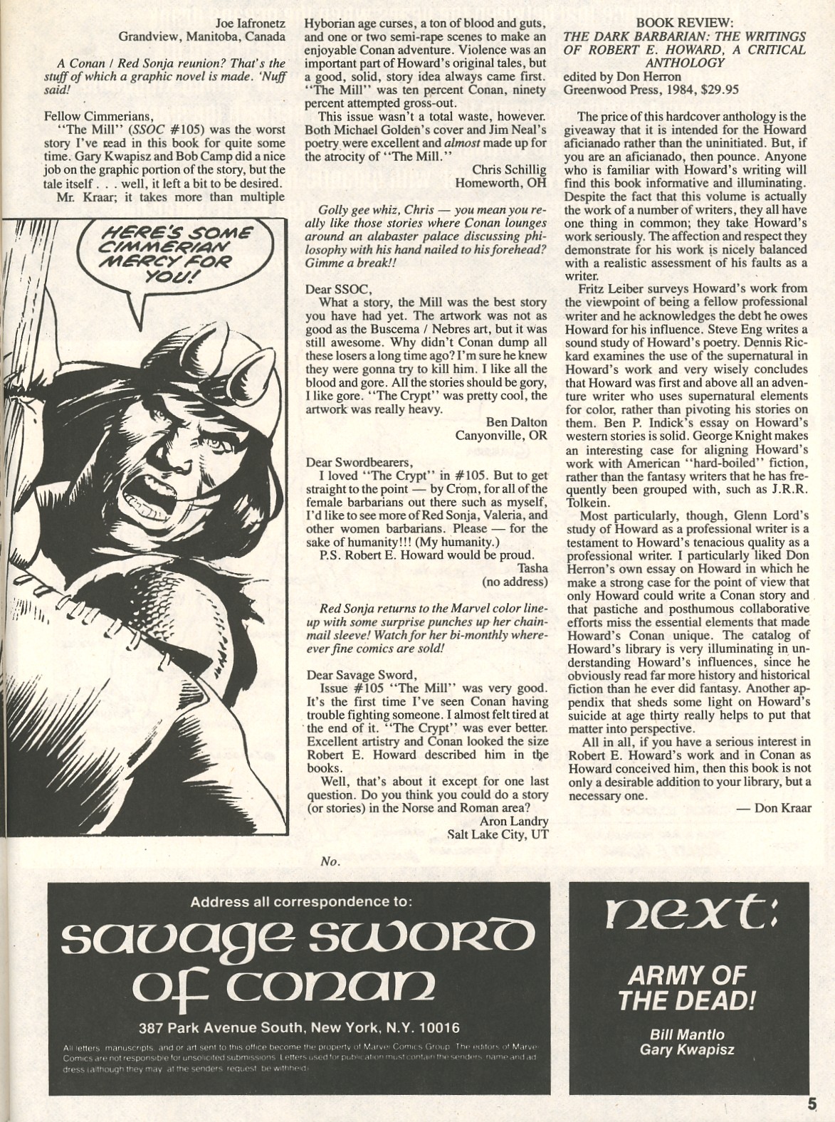 Read online The Savage Sword Of Conan comic -  Issue #109 - 6