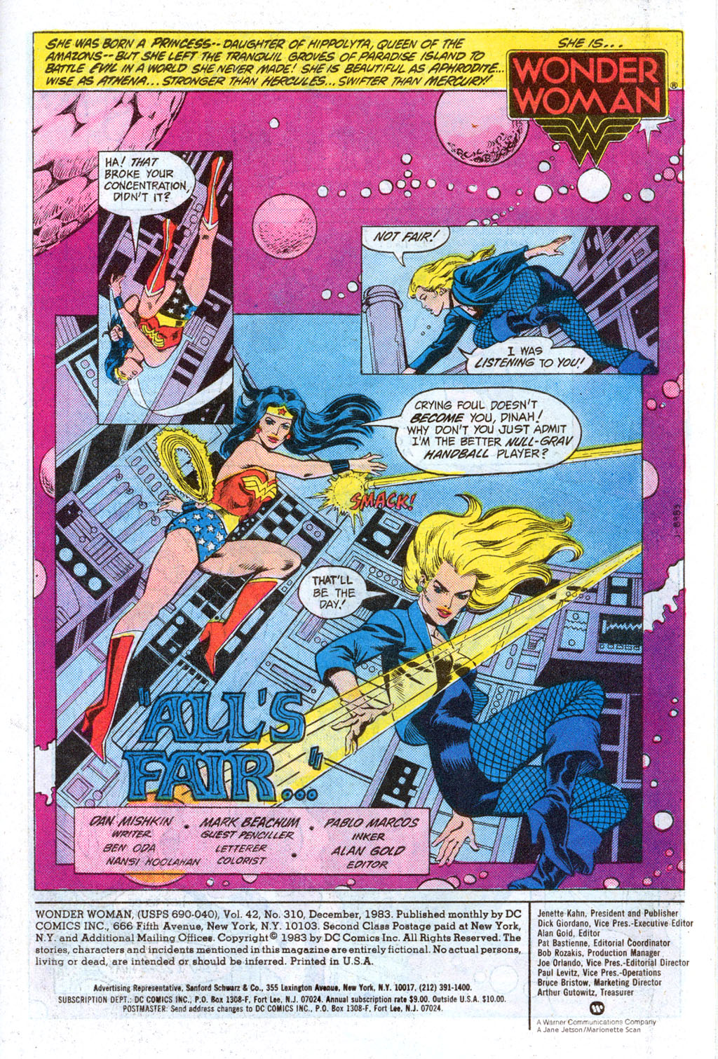 Read online Wonder Woman (1942) comic -  Issue #310 - 3