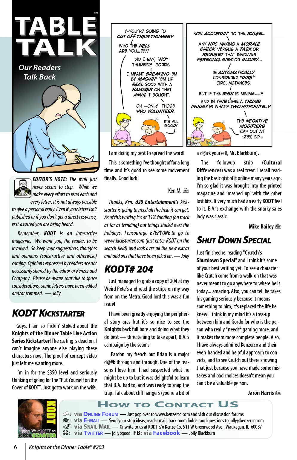 Read online Knights of the Dinner Table comic -  Issue #205 - 8