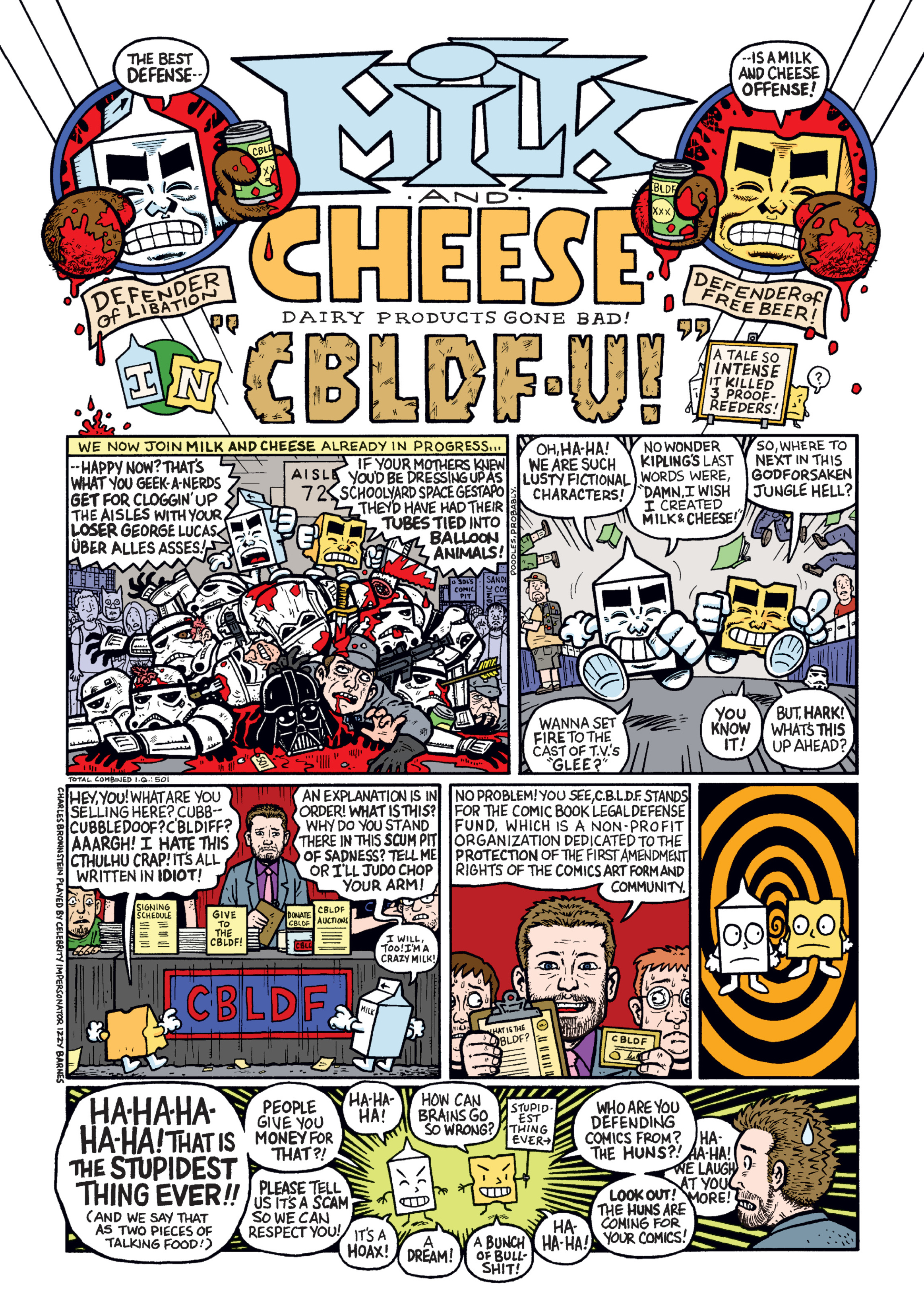 Read online Milk And Cheese: Dairy Products Gone Bad! comic -  Issue # Full - 203