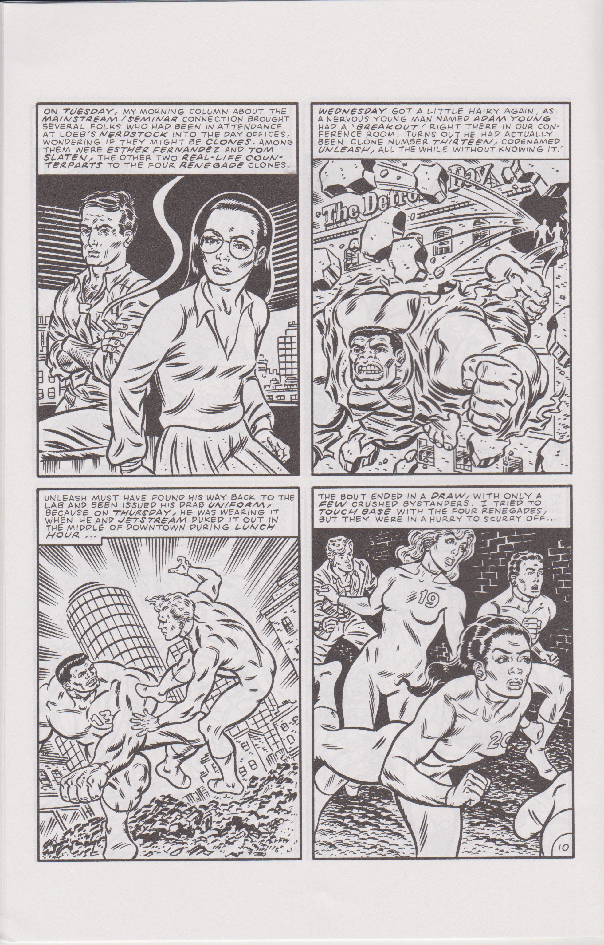 Read online Don Simpson's Bizarre Heroes comic -  Issue #7 - 12