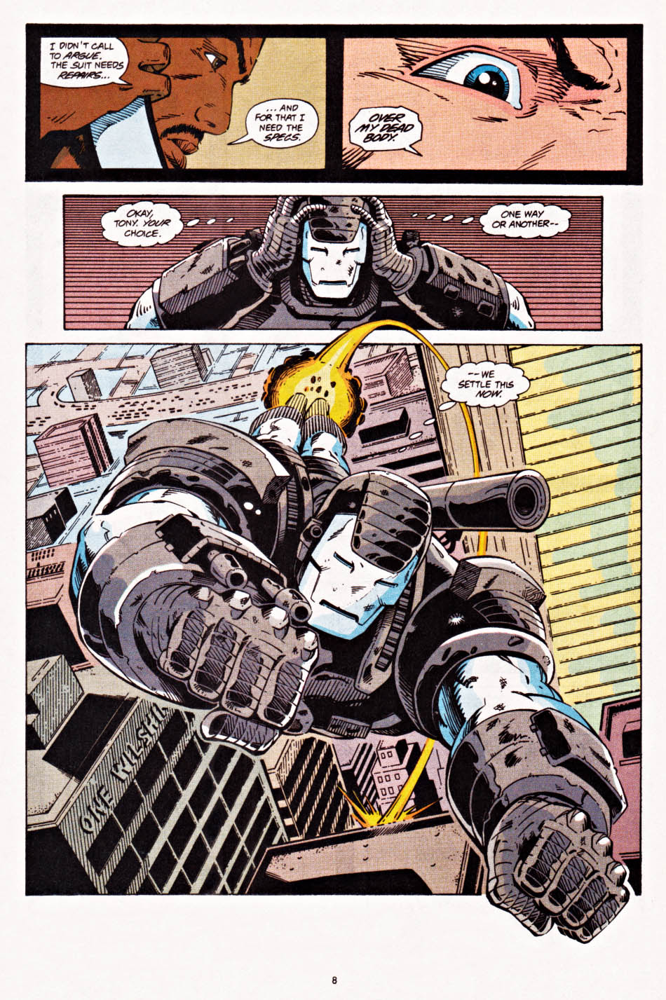 Read online War Machine (1994) comic -  Issue #8 - 8