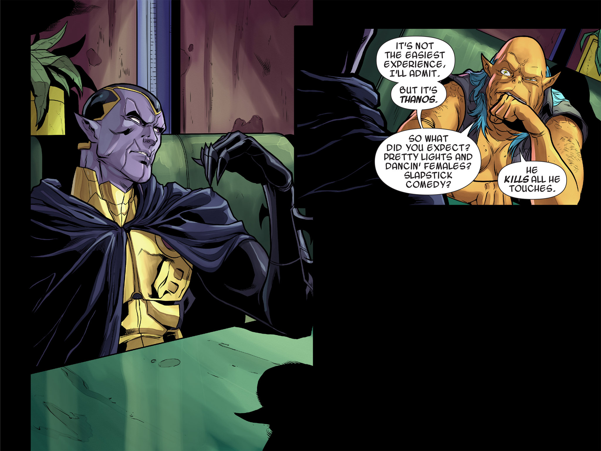 Read online Thanos: A God Up There Listening comic -  Issue # TPB - 197