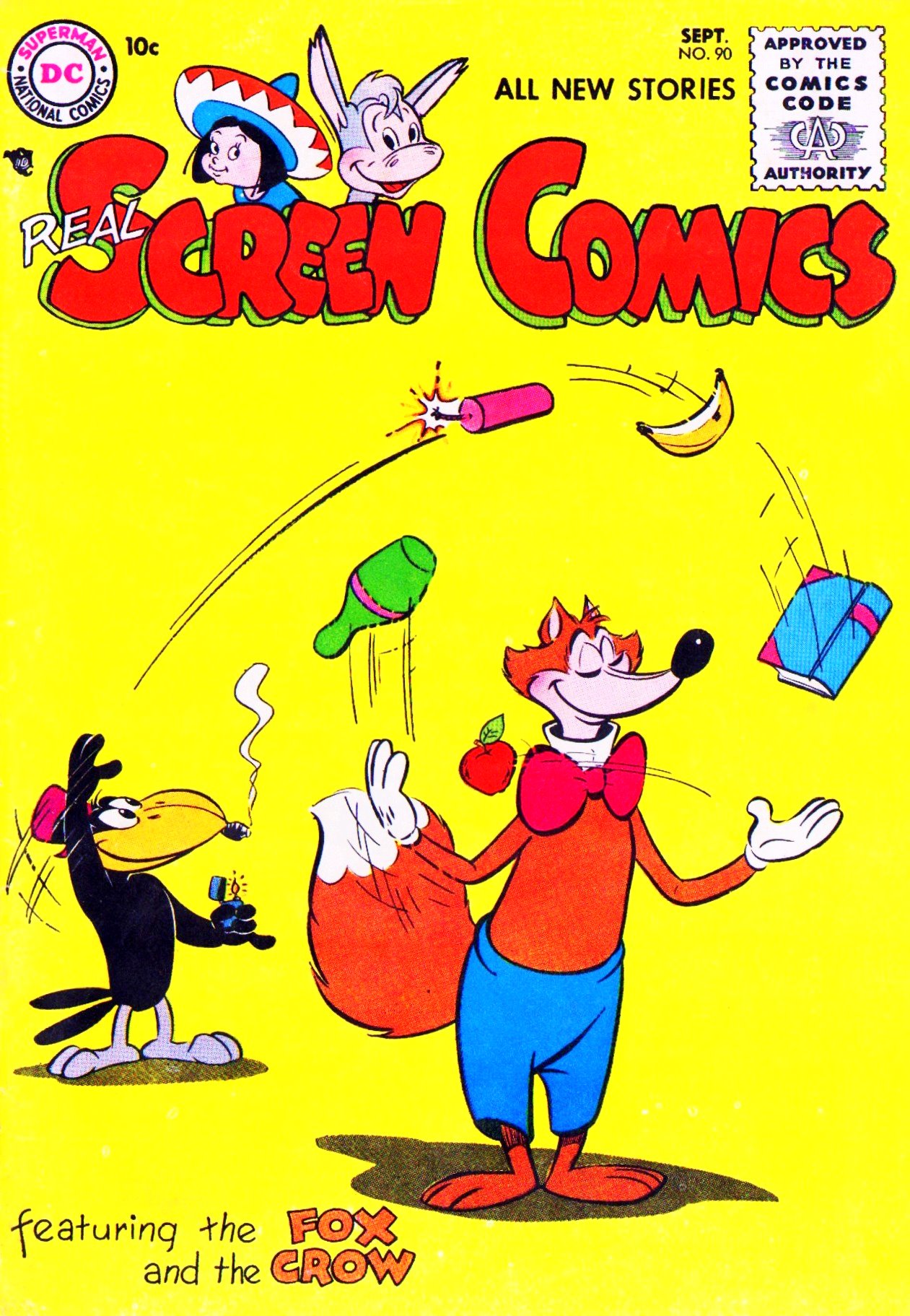 Read online Real Screen Comics comic -  Issue #90 - 1