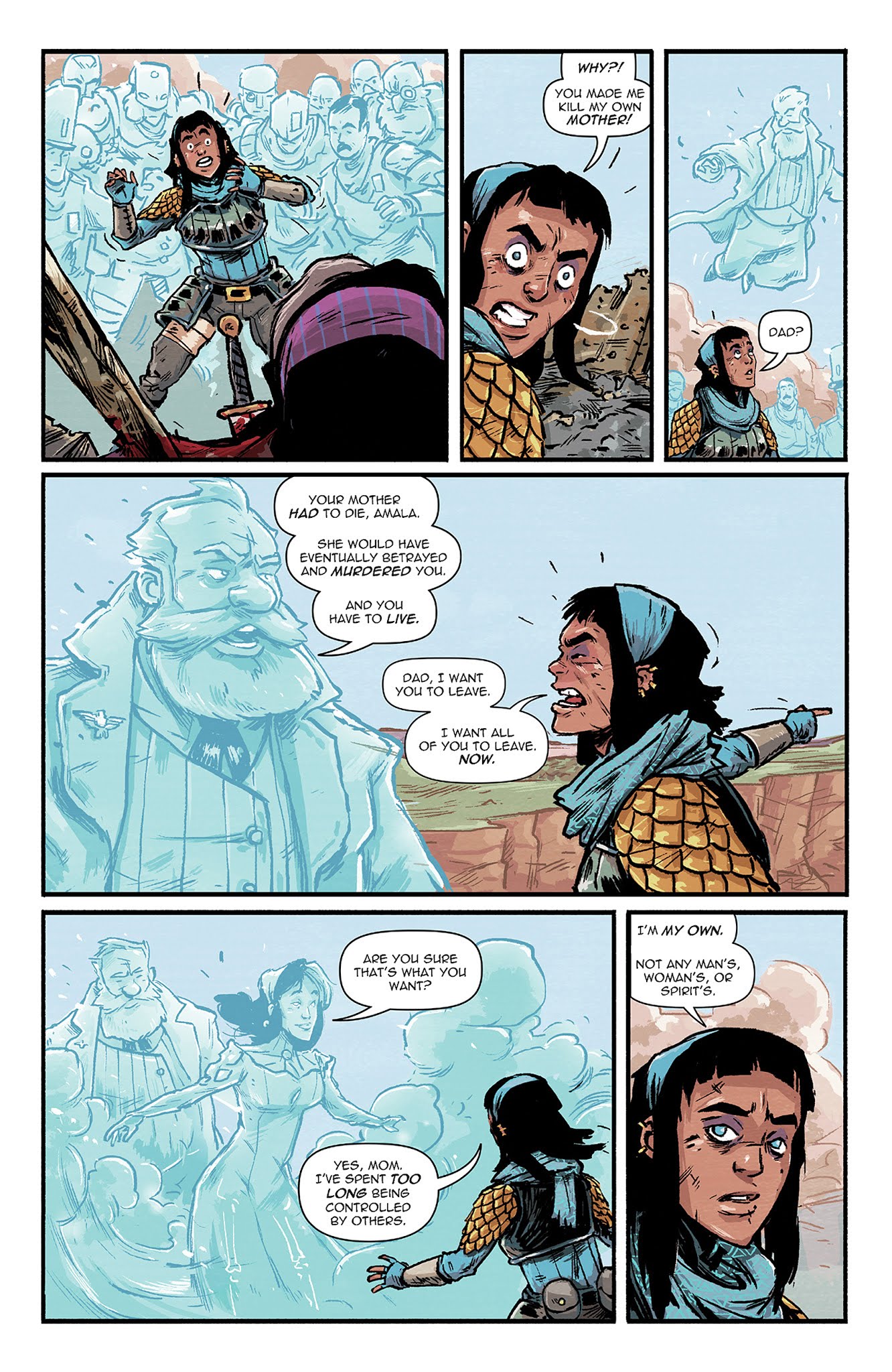 Read online Amala's Blade comic -  Issue #4 - 21