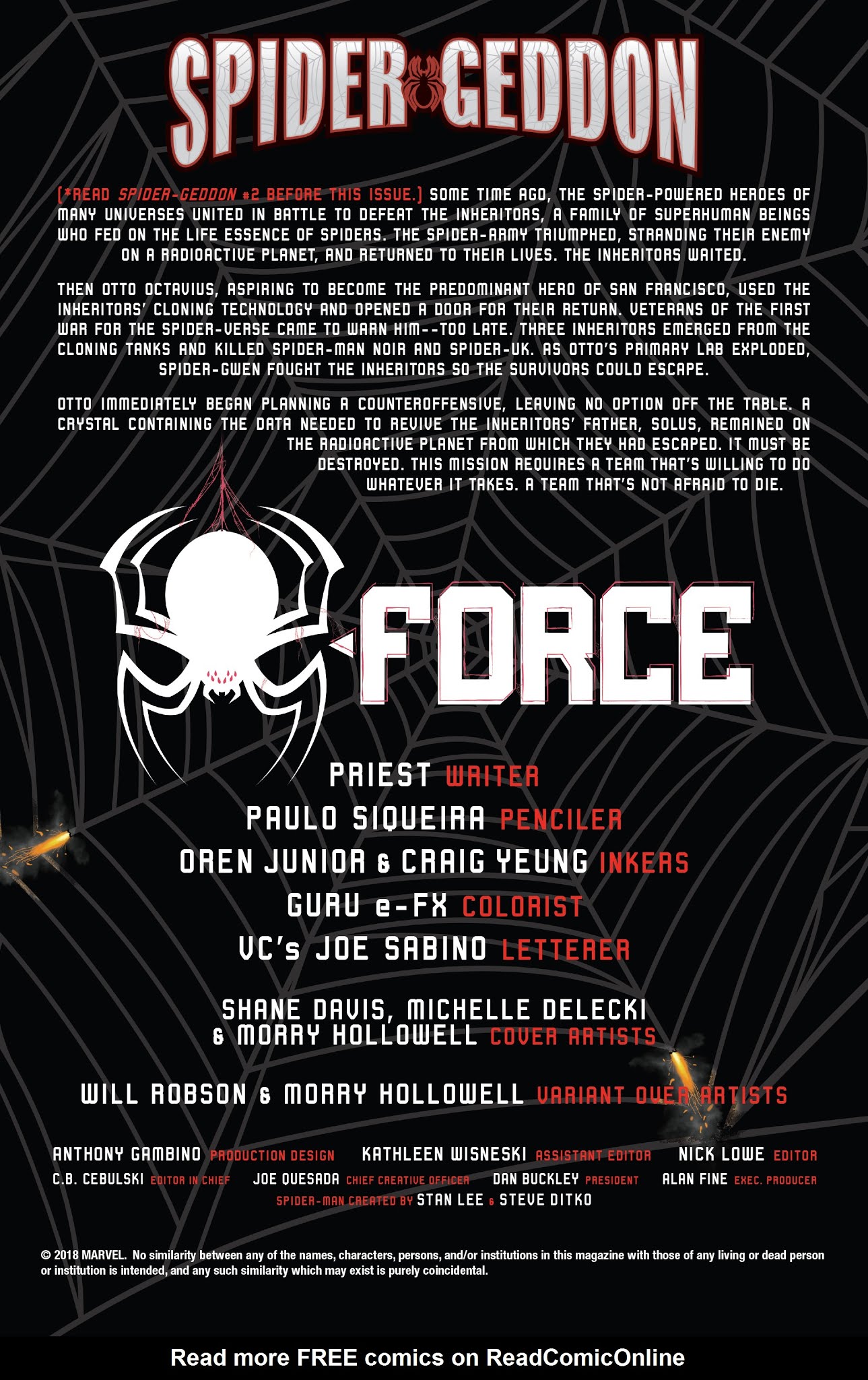 Read online Spider-Force comic -  Issue #1 - 2