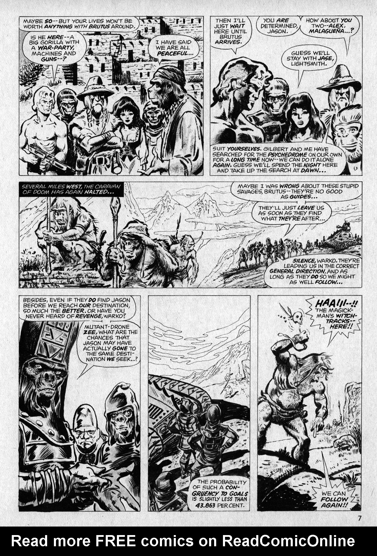 Read online Planet of the Apes comic -  Issue #19 - 7