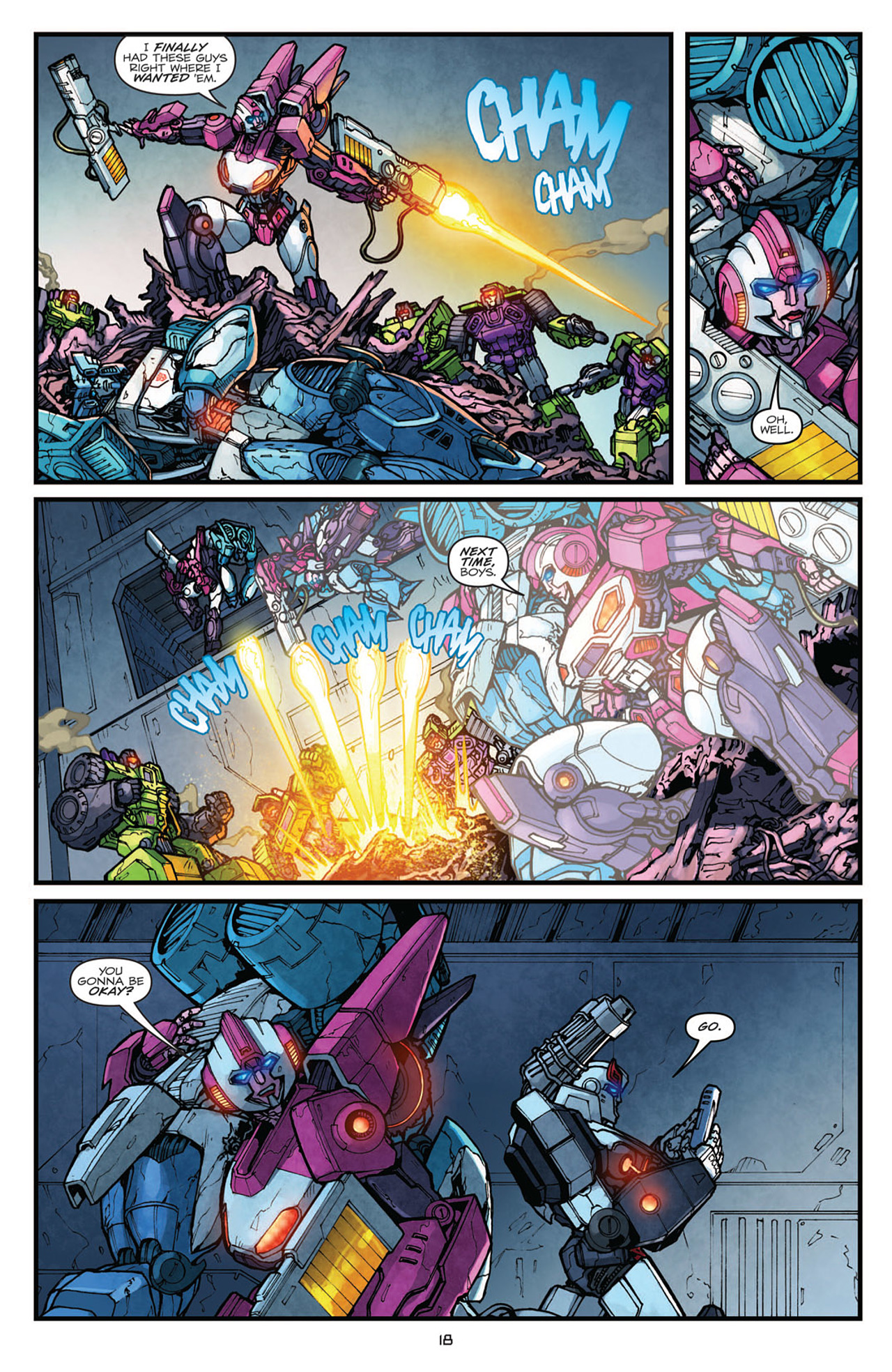 Read online Transformers: Robots In Disguise (2012) comic -  Issue #4 - 21