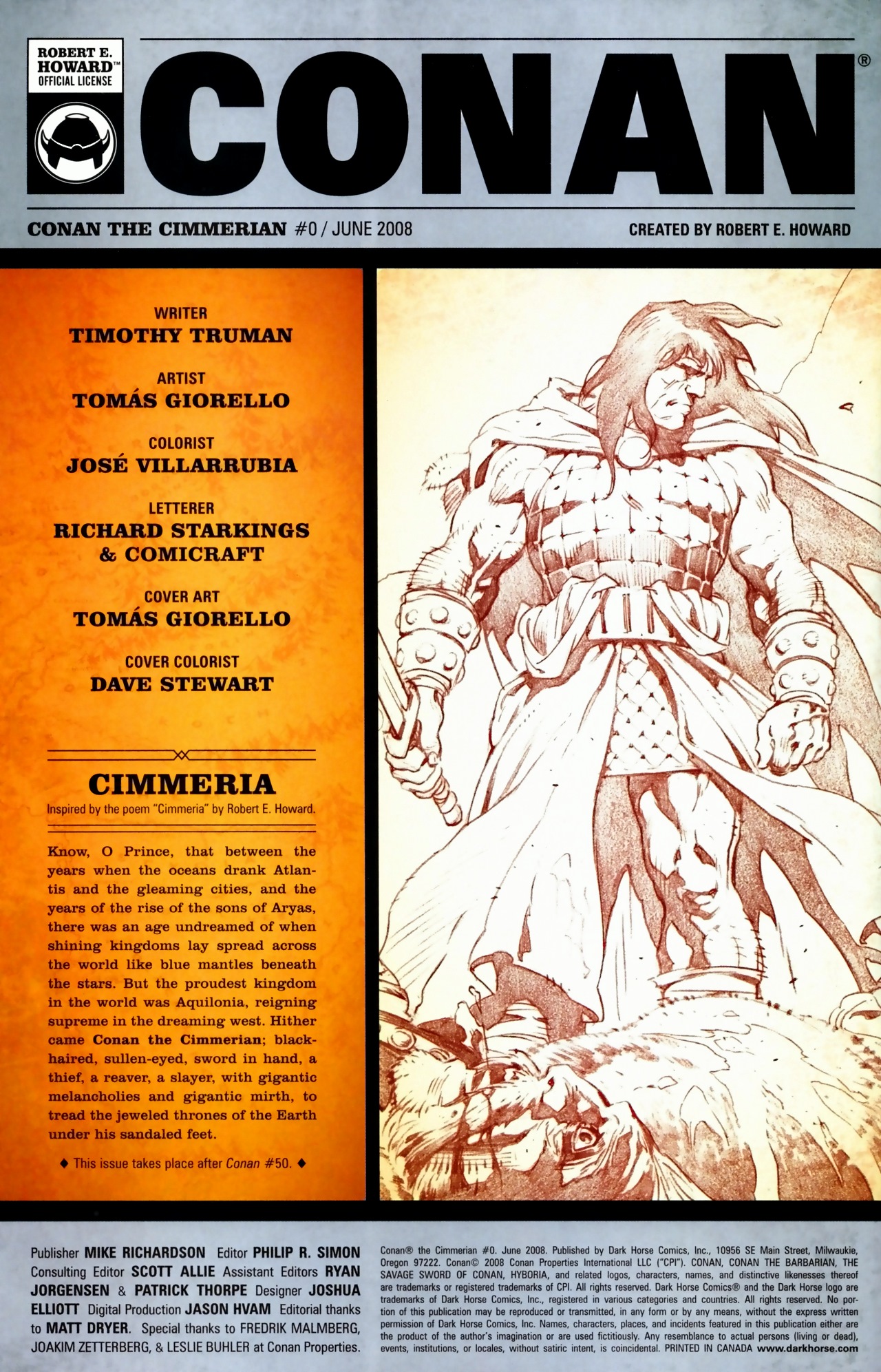 Read online Conan The Cimmerian comic -  Issue #0 - 2