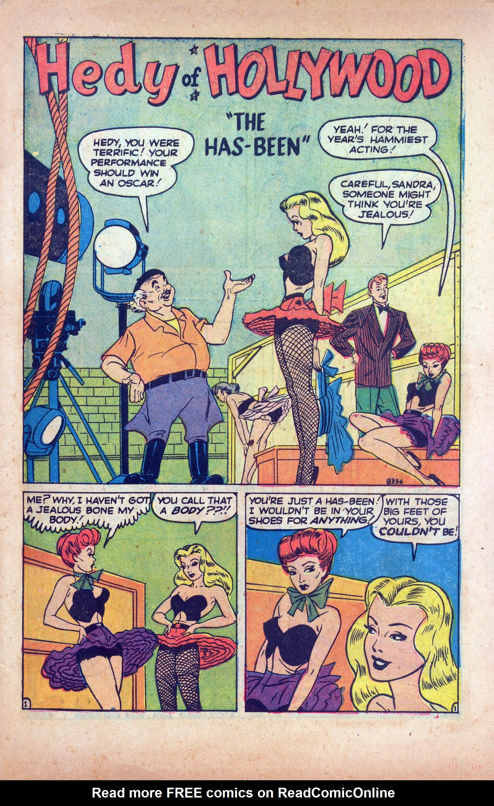 Read online Hedy Of Hollywood Comics comic -  Issue #43 - 3