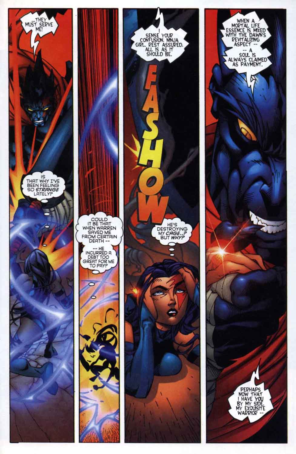 Read online Psylocke & Archangel Crimson Dawn comic -  Issue #3 - 11