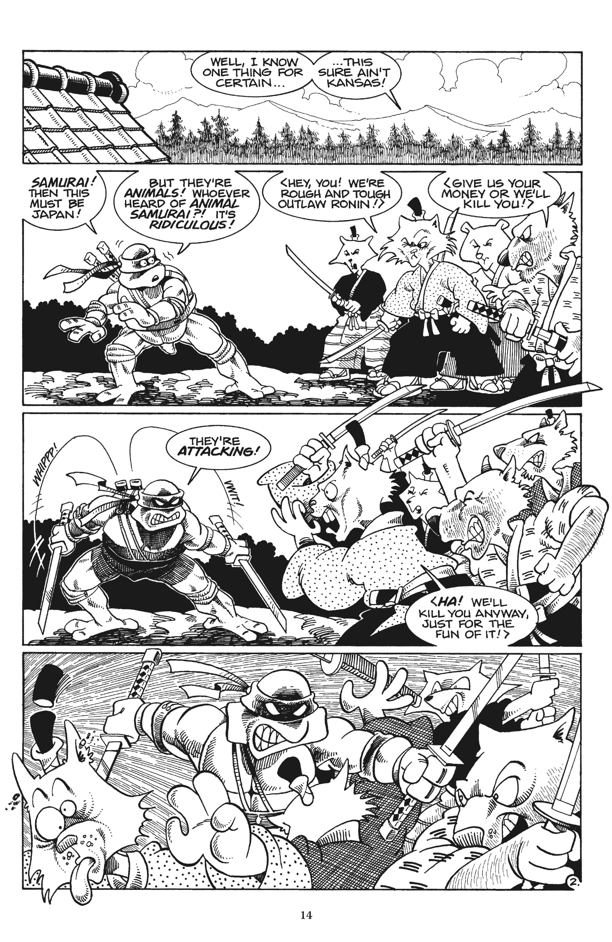Read online Usagi Yojimbo/Teenage Mutant Ninja Turtles: The Complete Collection comic -  Issue # TPB (Part 1) - 11