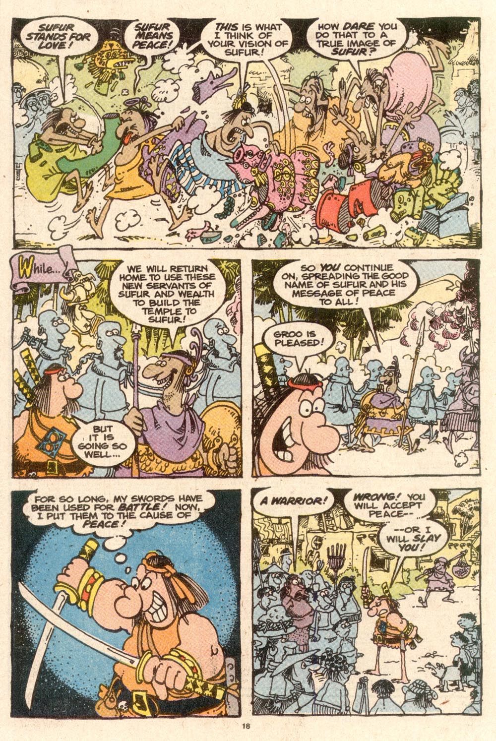 Read online Sergio Aragonés Groo the Wanderer comic -  Issue #58 - 18