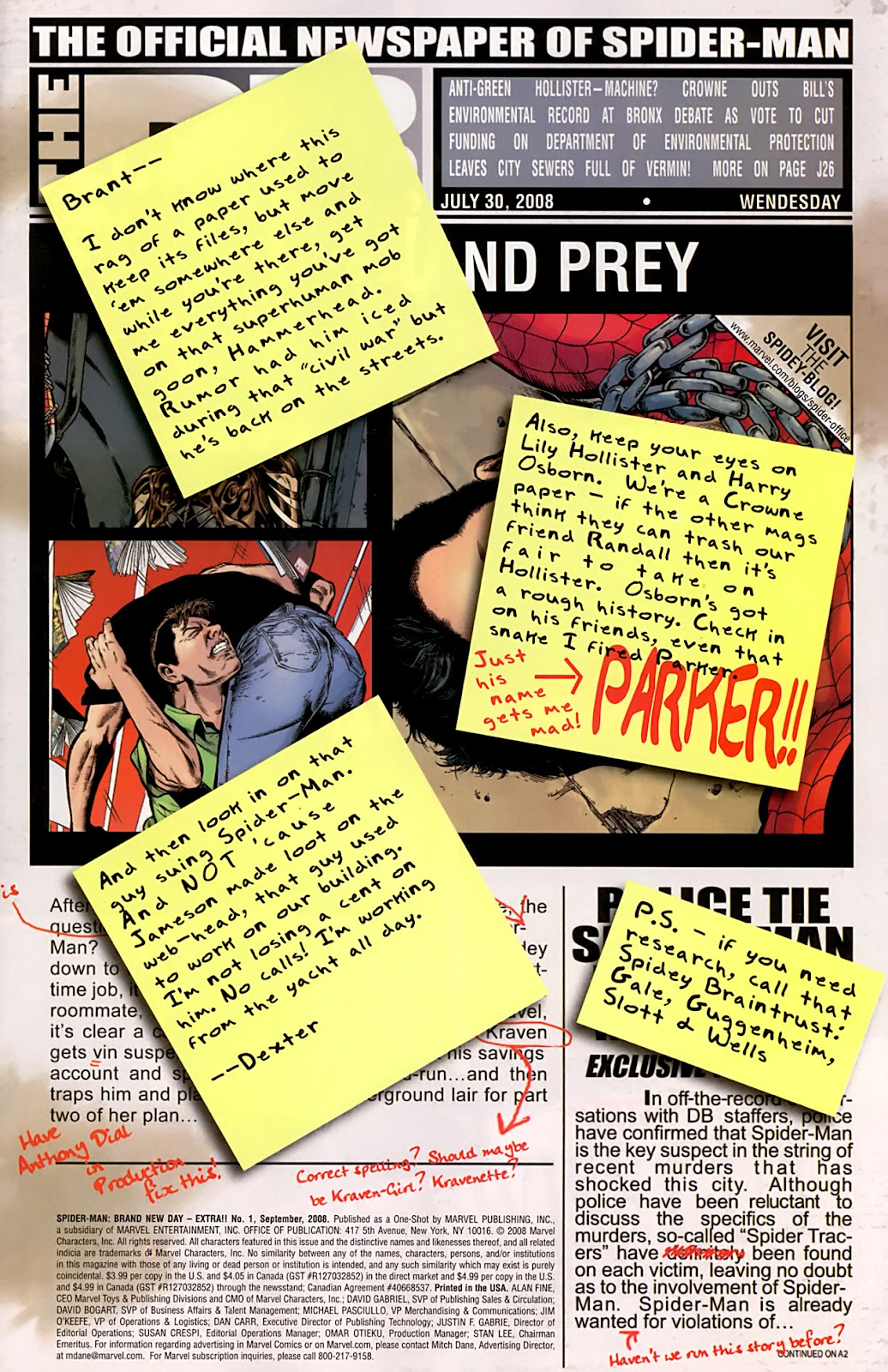 Amazing Spider-Man: Extra! issue 1 - Page 2