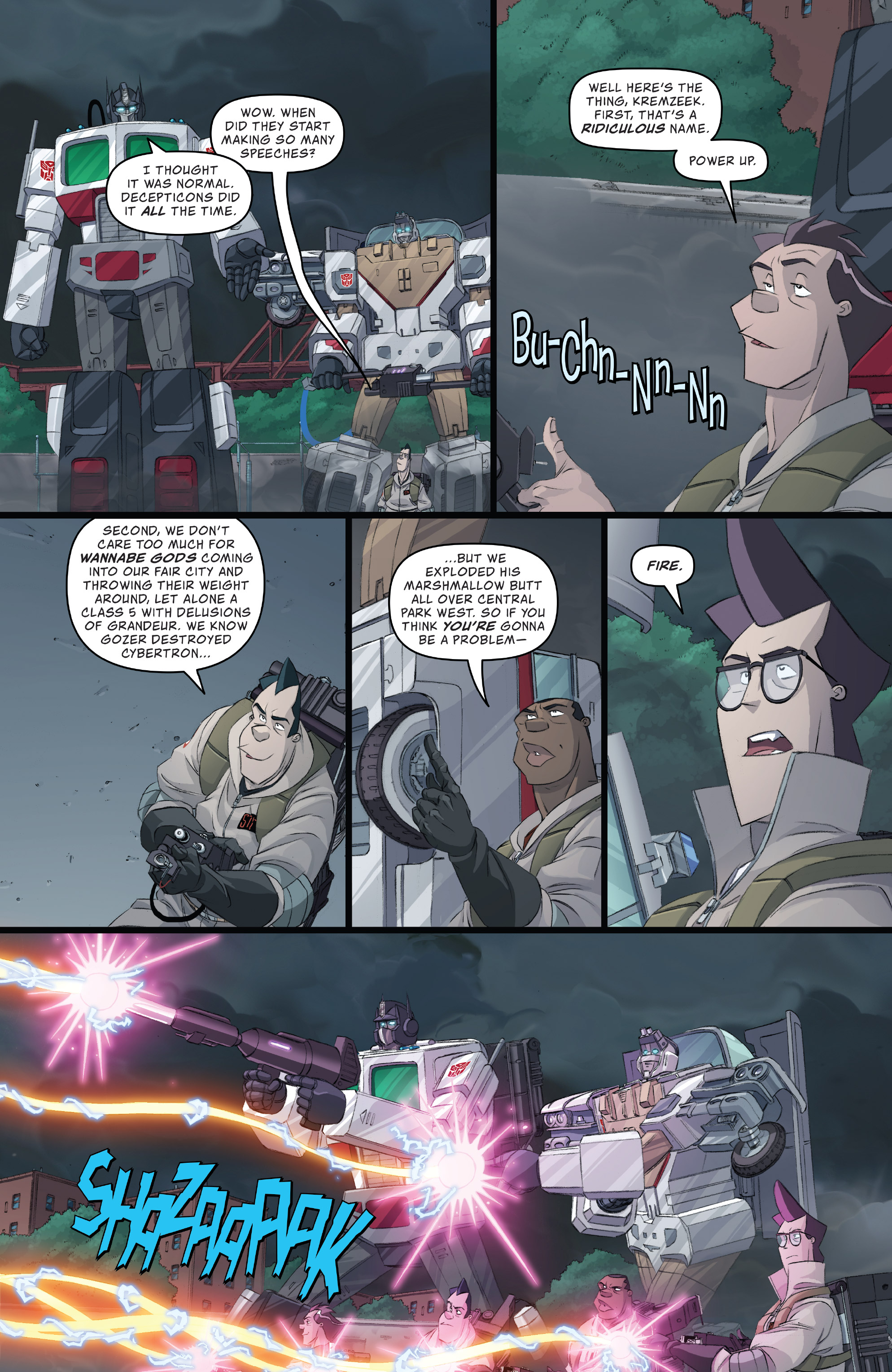 Read online Transformers/Ghostbusters comic -  Issue #4 - 15
