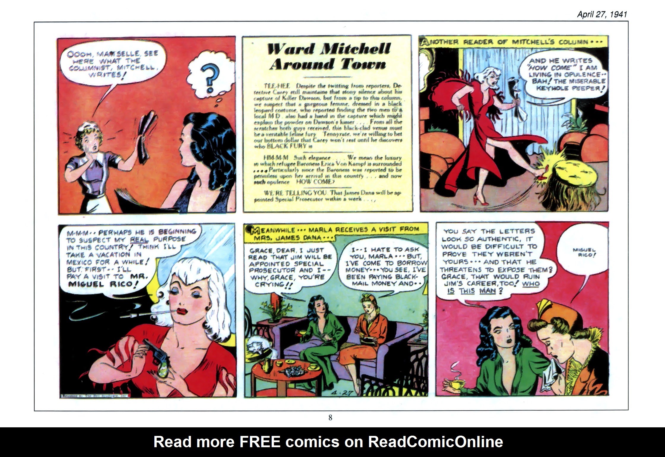 Read online Miss Fury in Full Color comic -  Issue # Full - 38